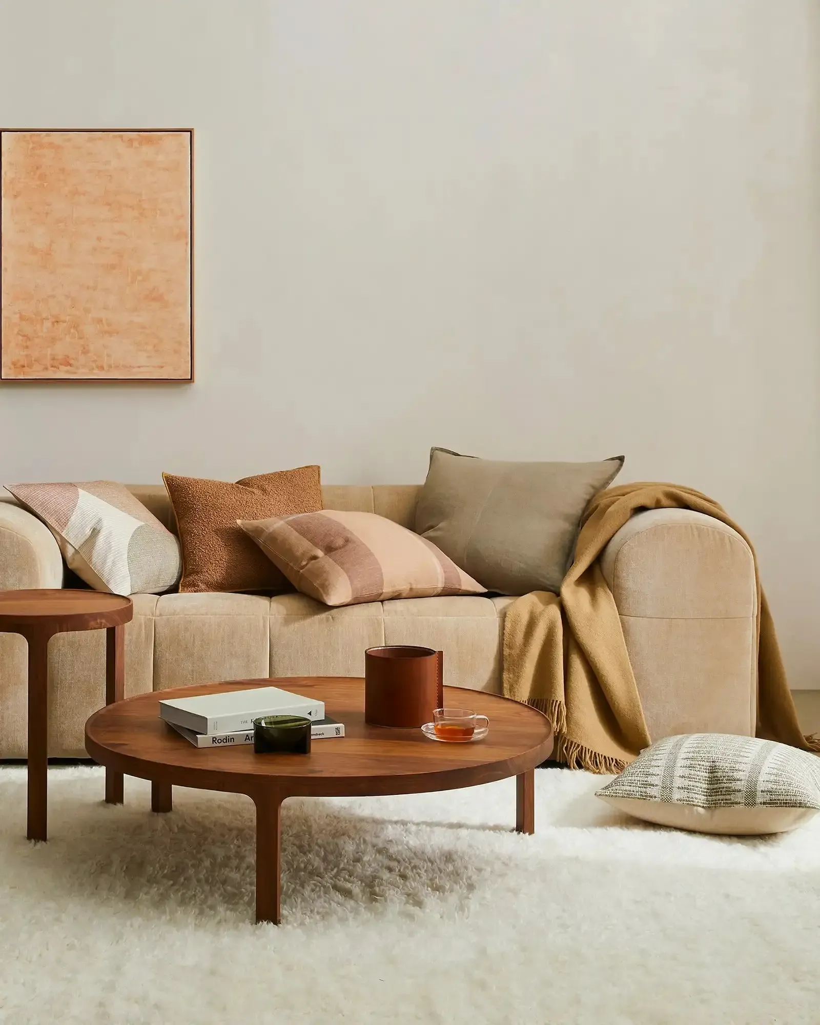 Alberto Boucle 50Cm Cushion - Copper - Image 5