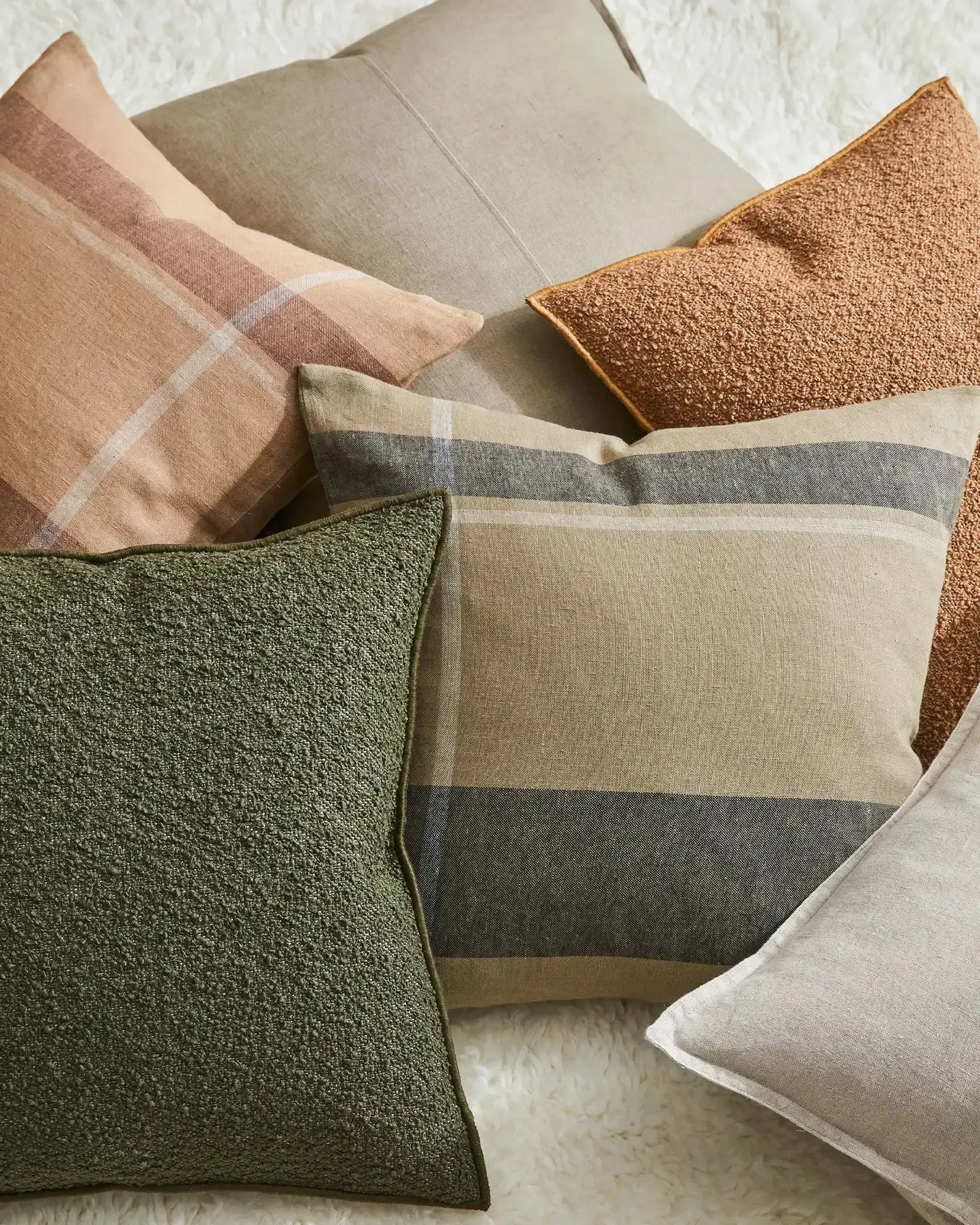 Alberto Boucle 50Cm Cushion - Copper - Image 9