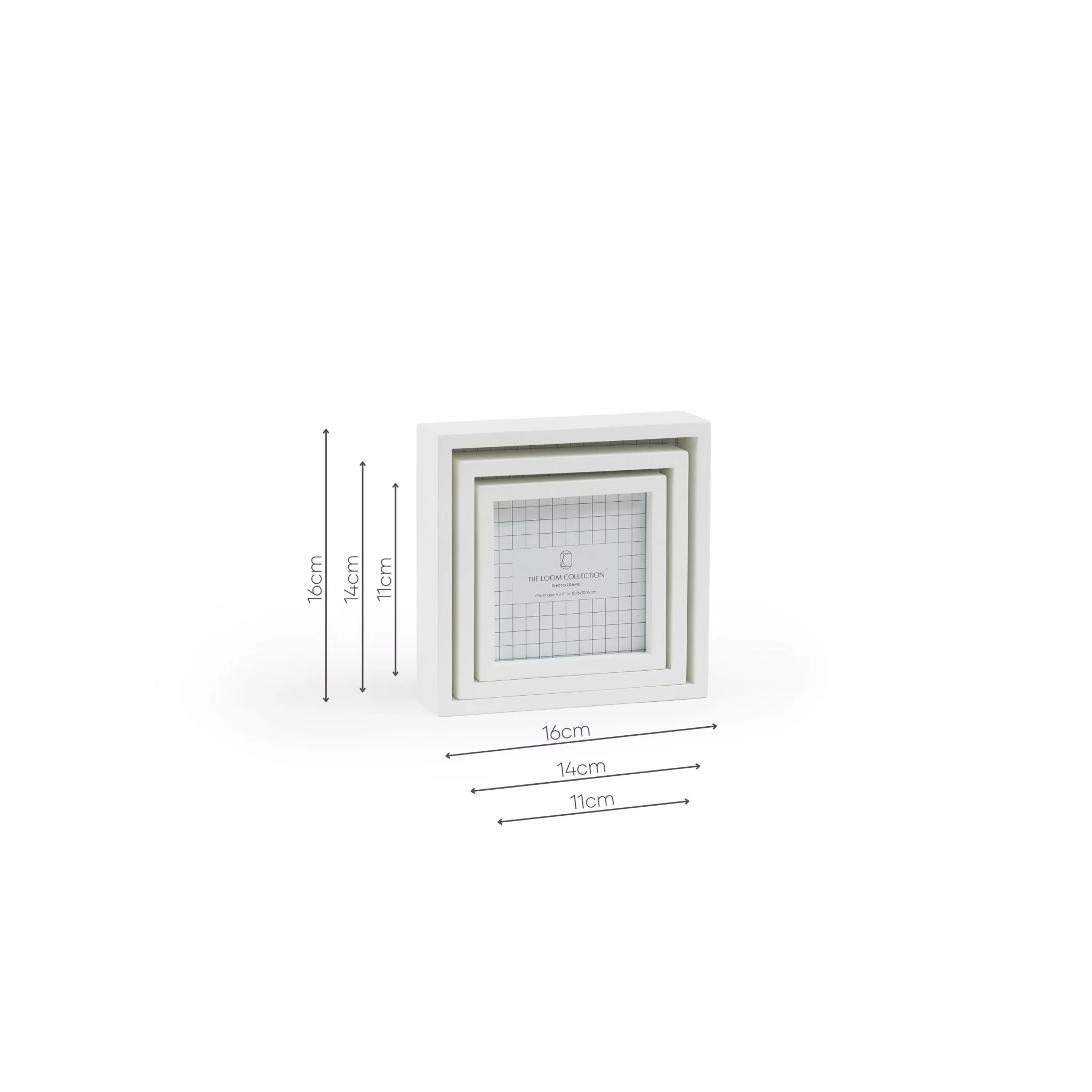 Amara Set Of 3 Frames - White - Image 5