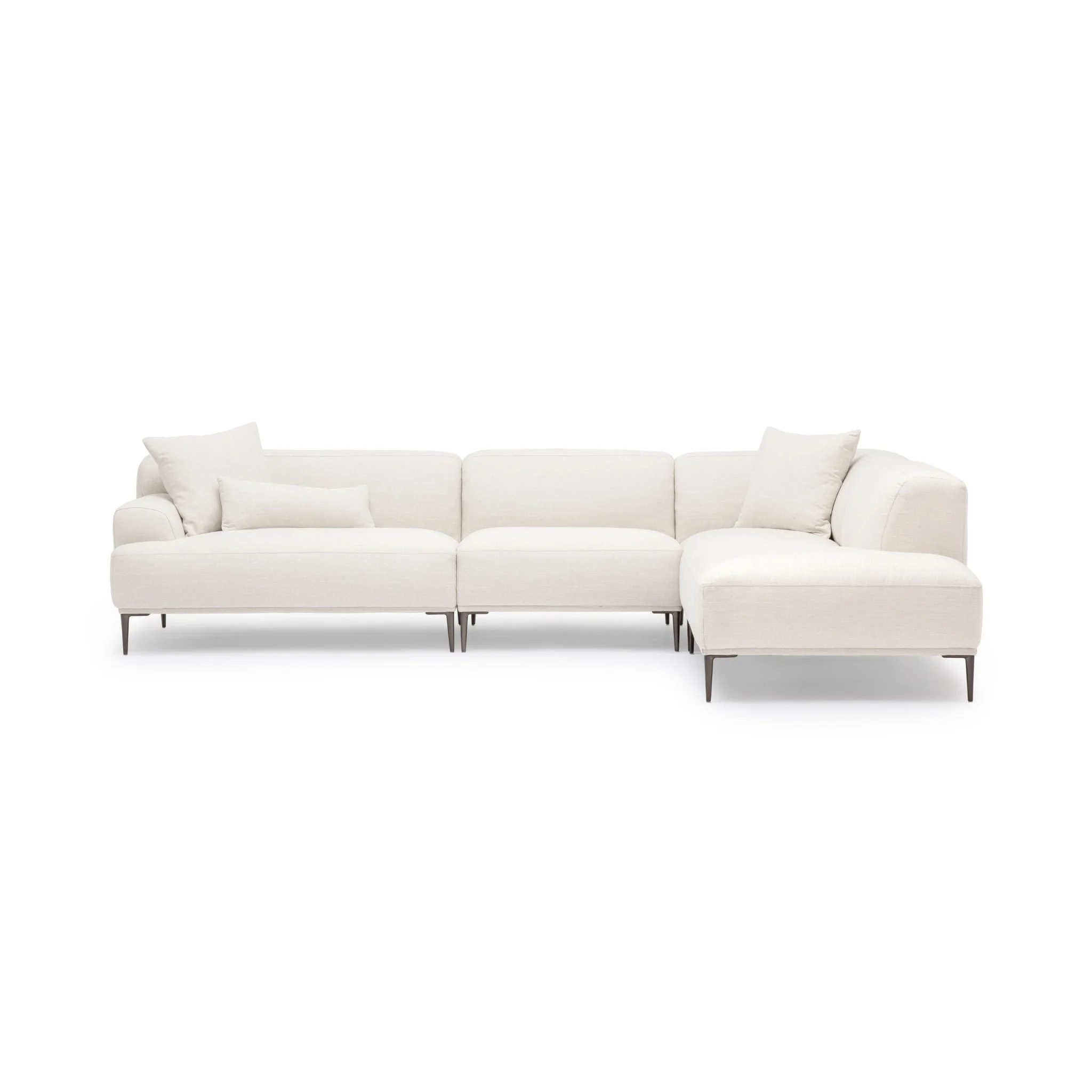 Amelia Corner Sofa - Canvas White - Image 11