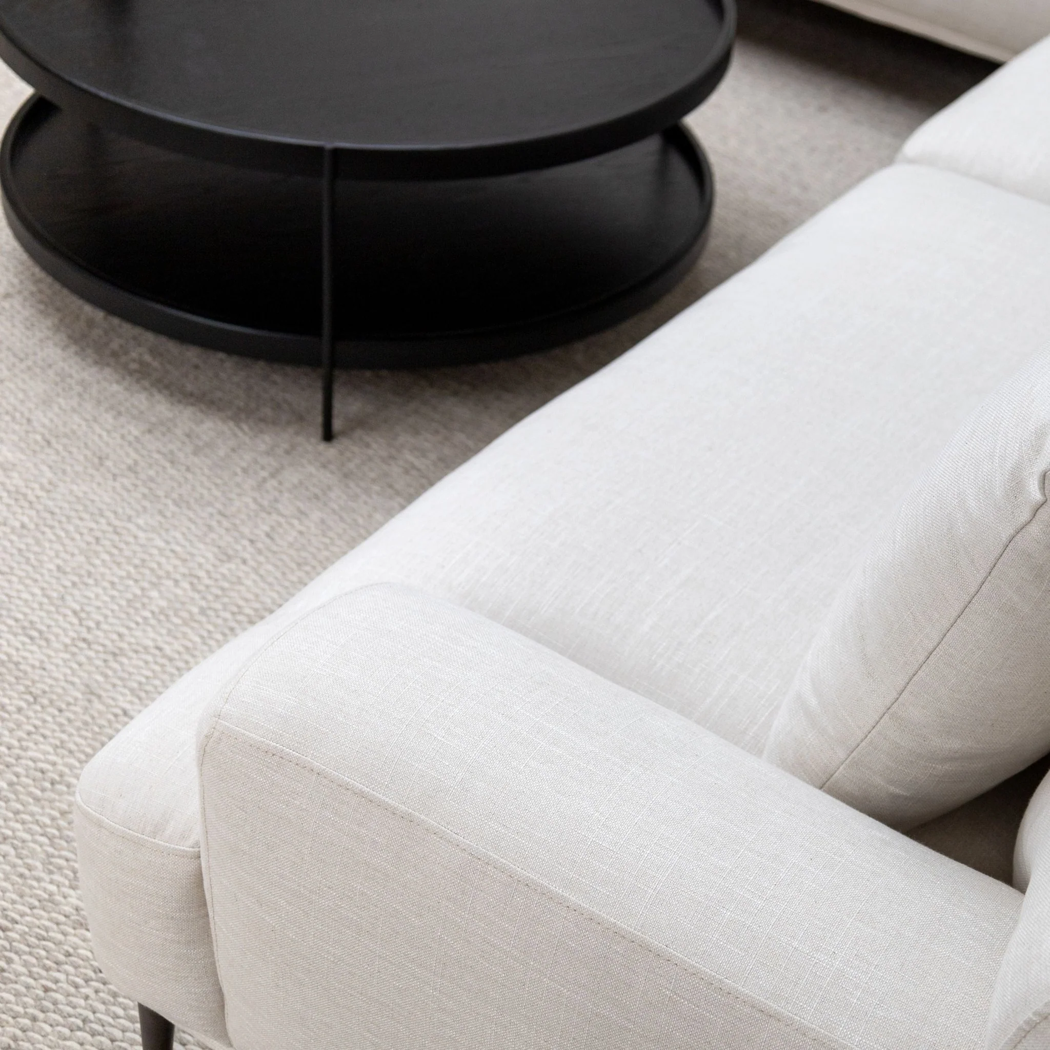 Amelia Corner Sofa - Canvas White - Image 17
