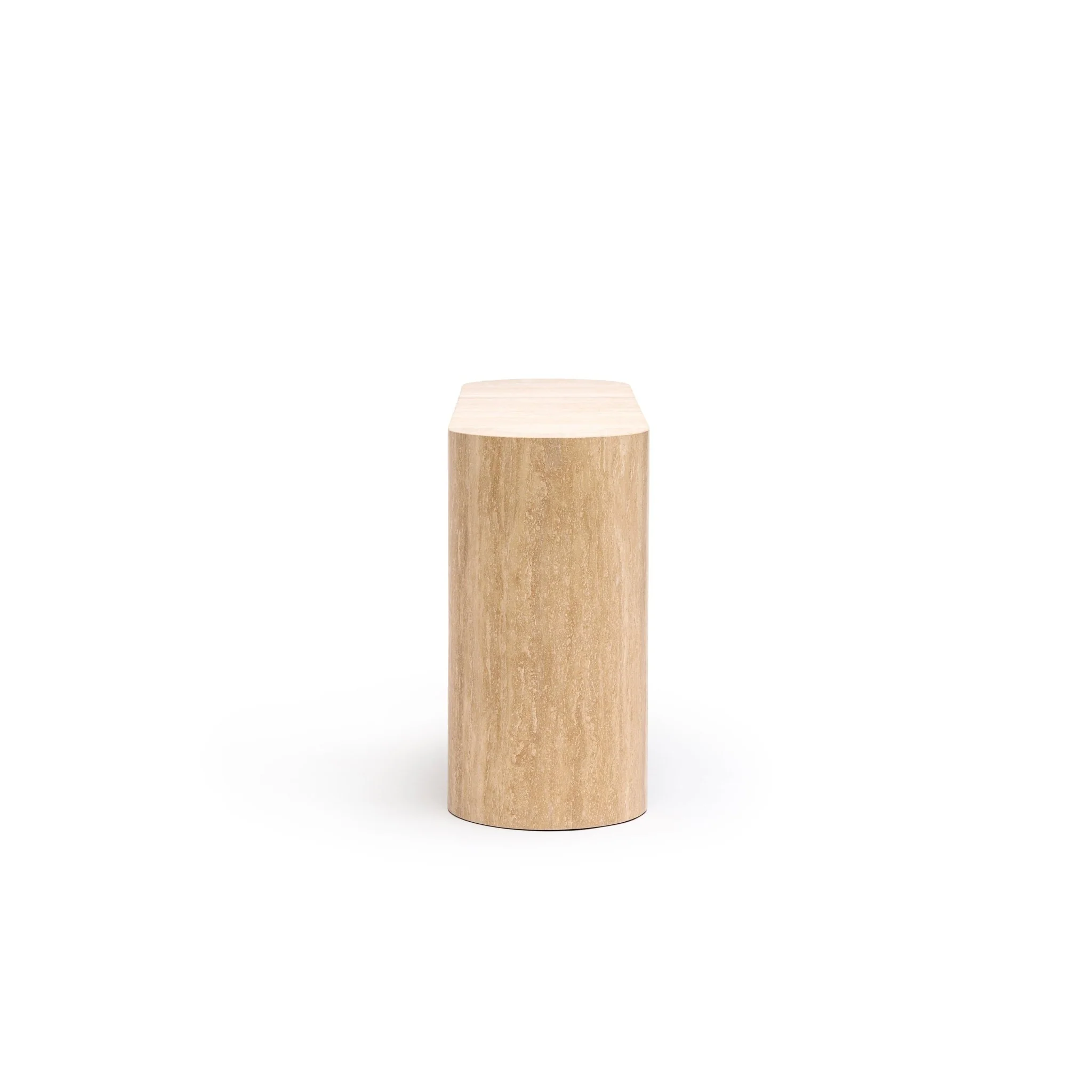 Arno Console Table - Travertine - Image 4