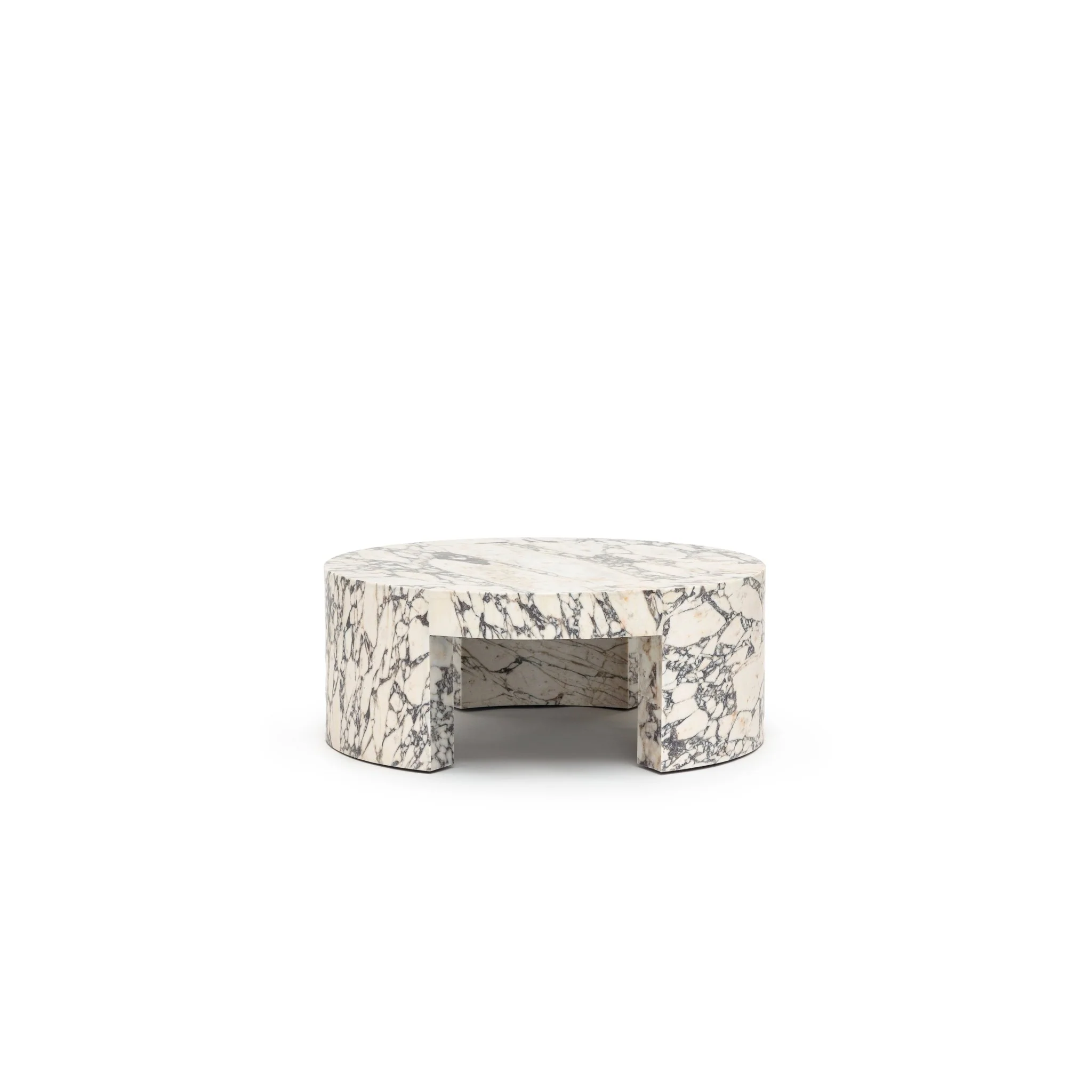 Arno Round Coffee Table - Calacatta Viola