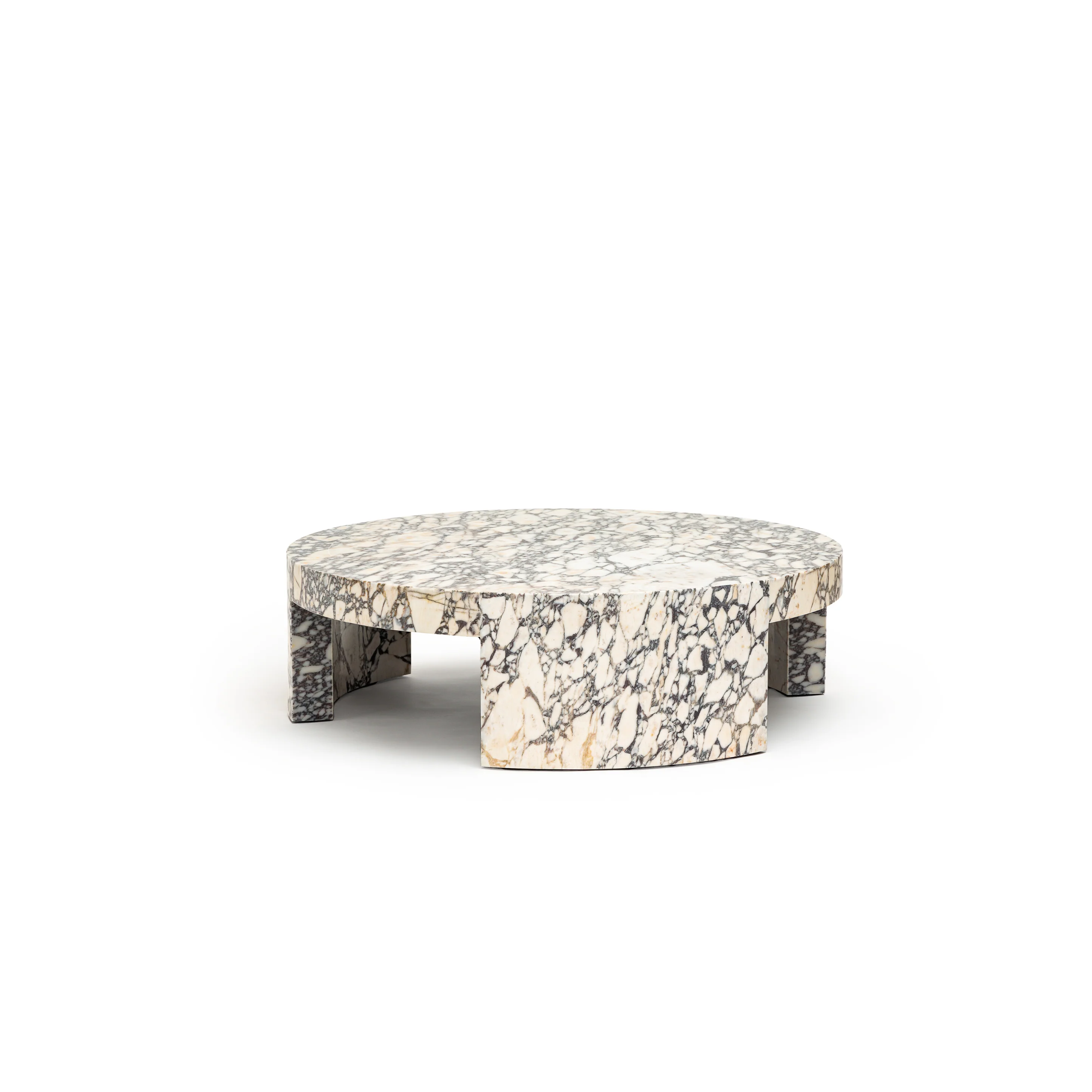 Arno Round Coffee Table - Calacatta Viola - Image 16