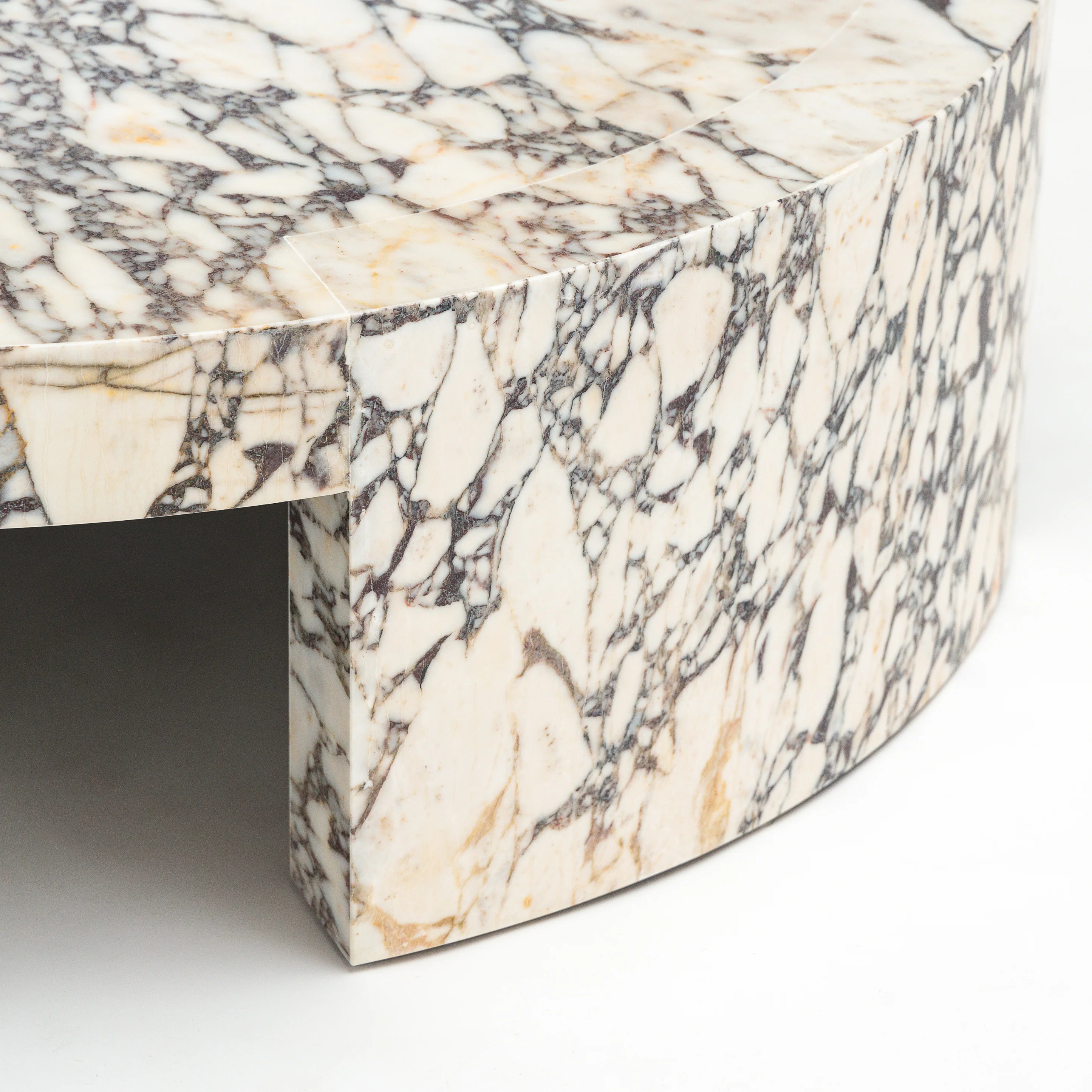 Arno Round Coffee Table - Calacatta Viola - Image 18