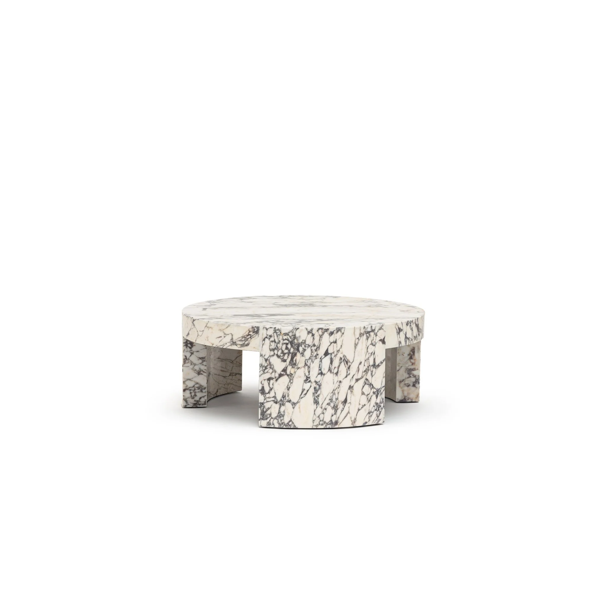 Arno Round Coffee Table - Calacatta Viola - Image 3