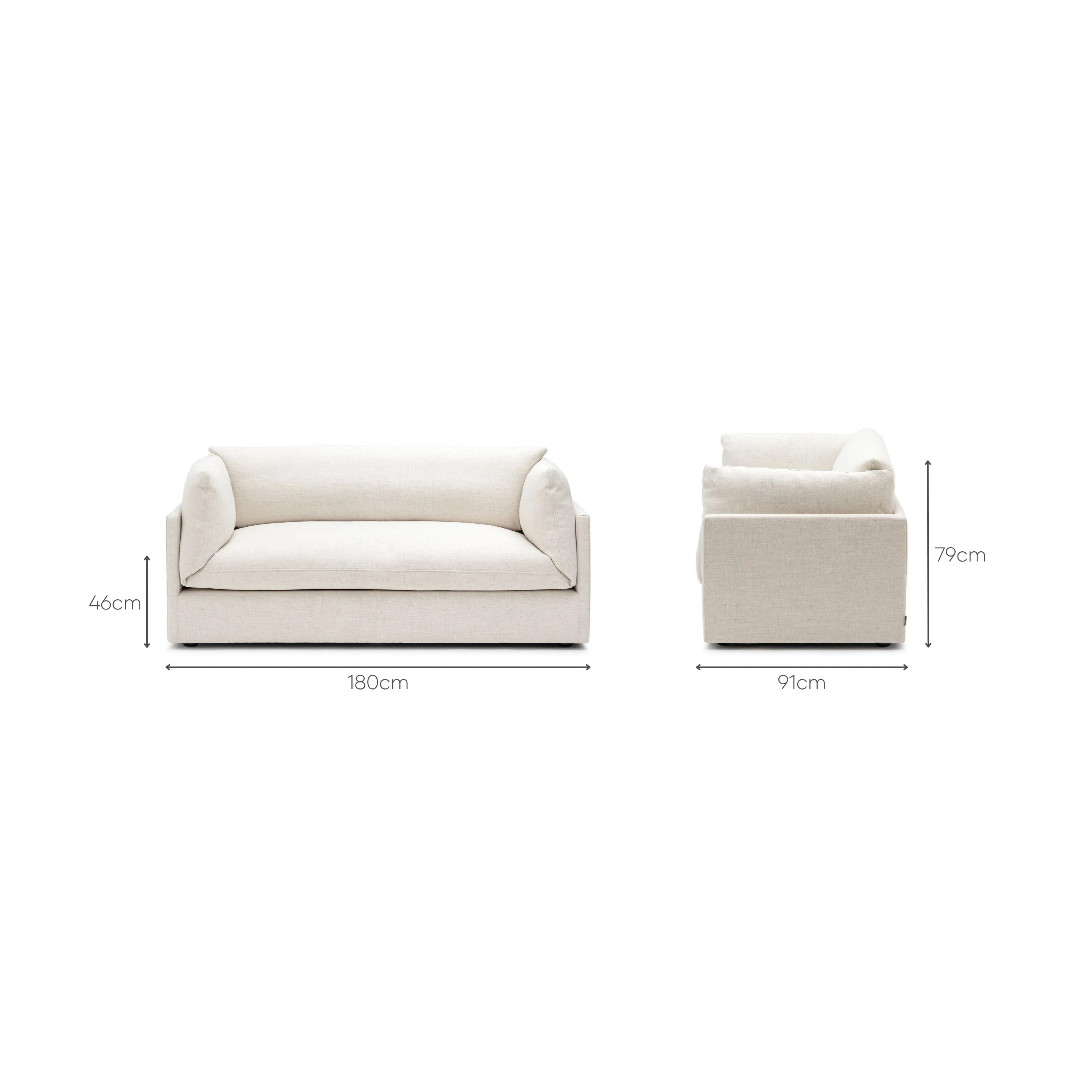 Avery 2 Seater - Sand - Image 15