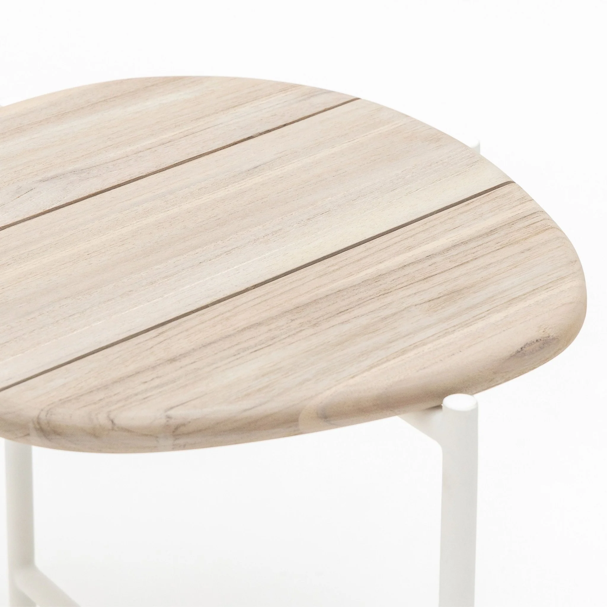 Azure - Side Table - Stonewhite & Teak - Image 7