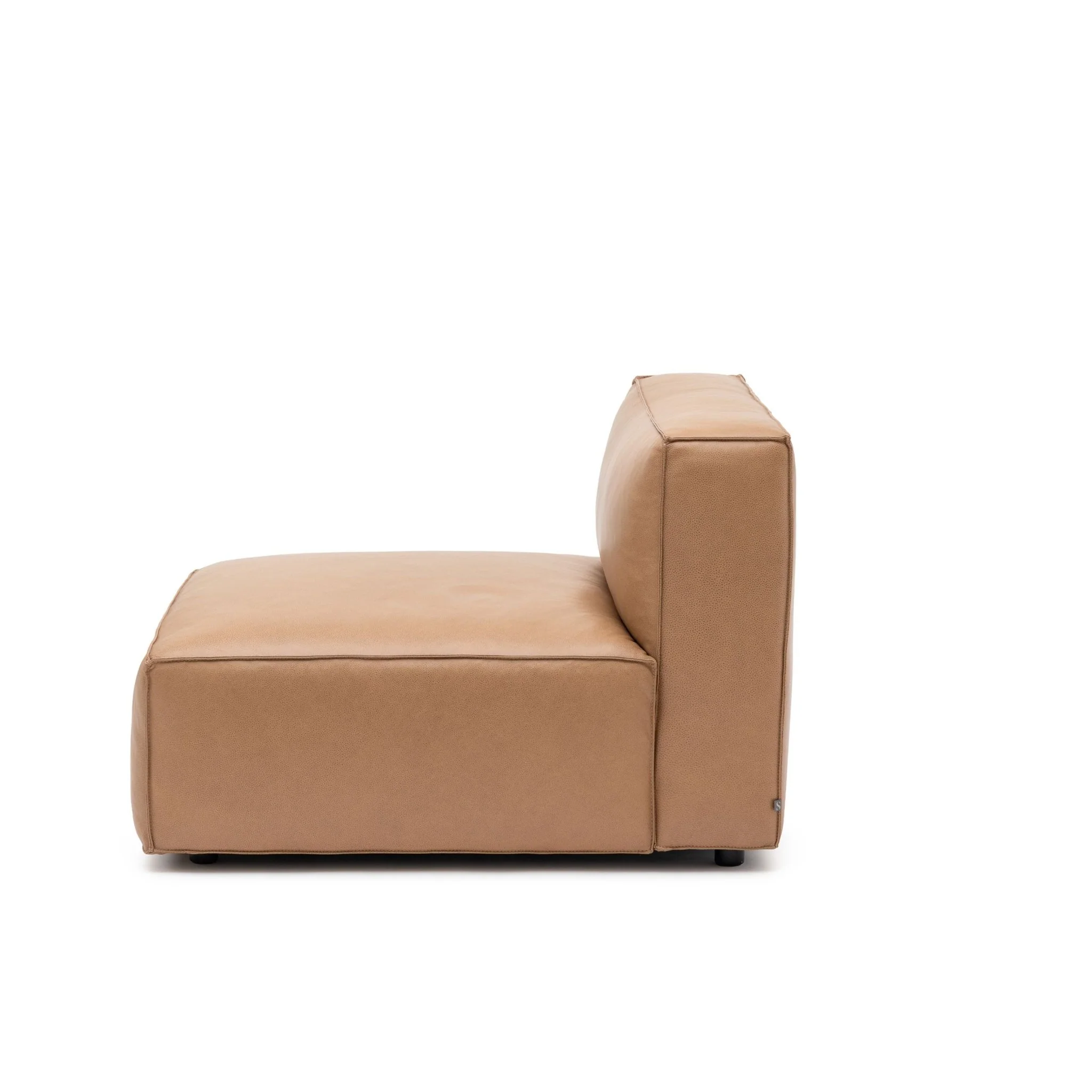 Baker Armless - Pecan Leather - Image 3