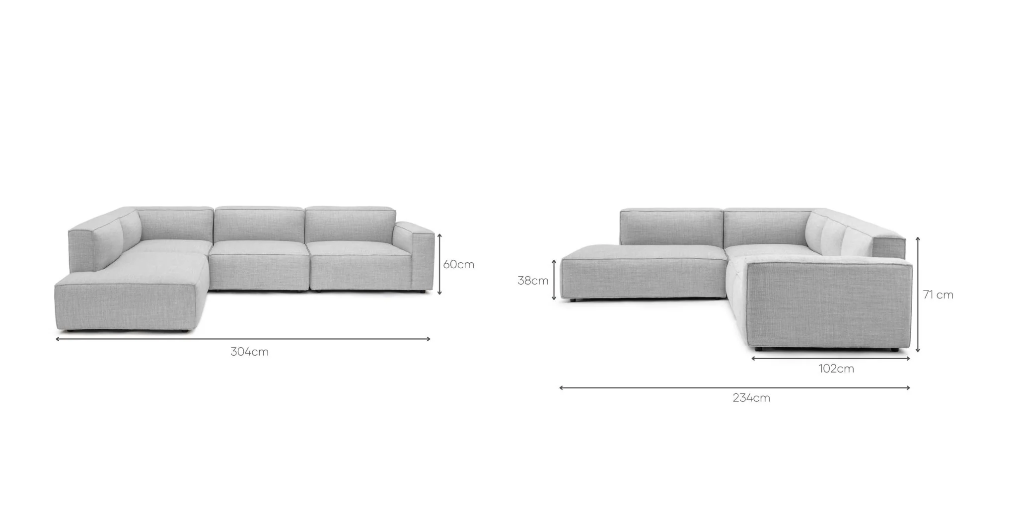 Baker Corner Sofa Set - Diamond - Image 28