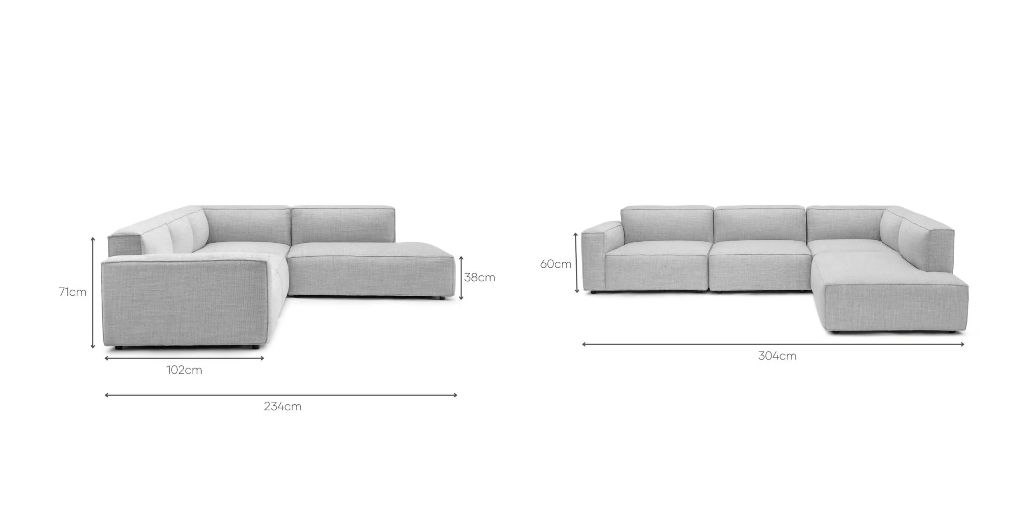 Baker Corner Sofa Set - Diamond - Image 29