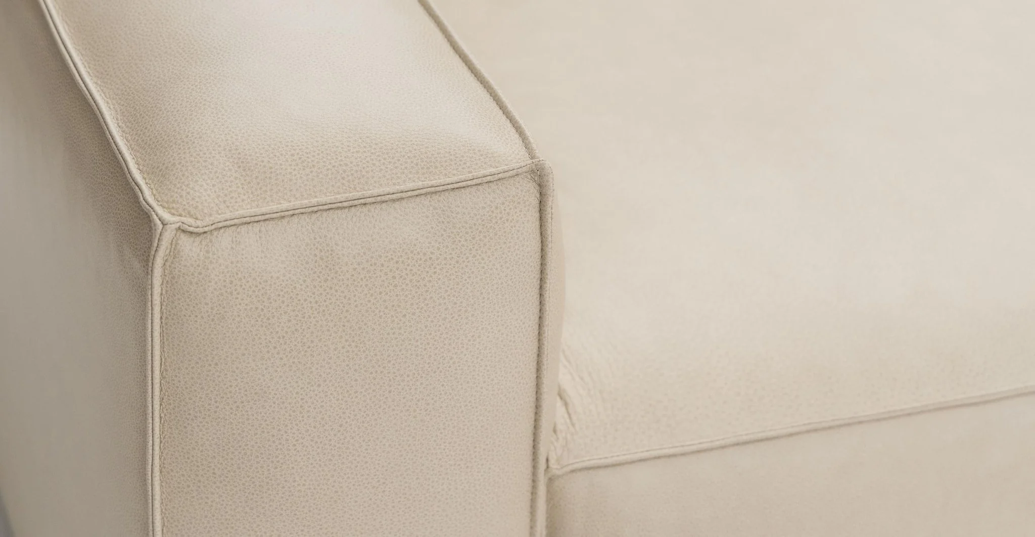 Baker Corner Sofa Set - Limestone Leather - Image 29