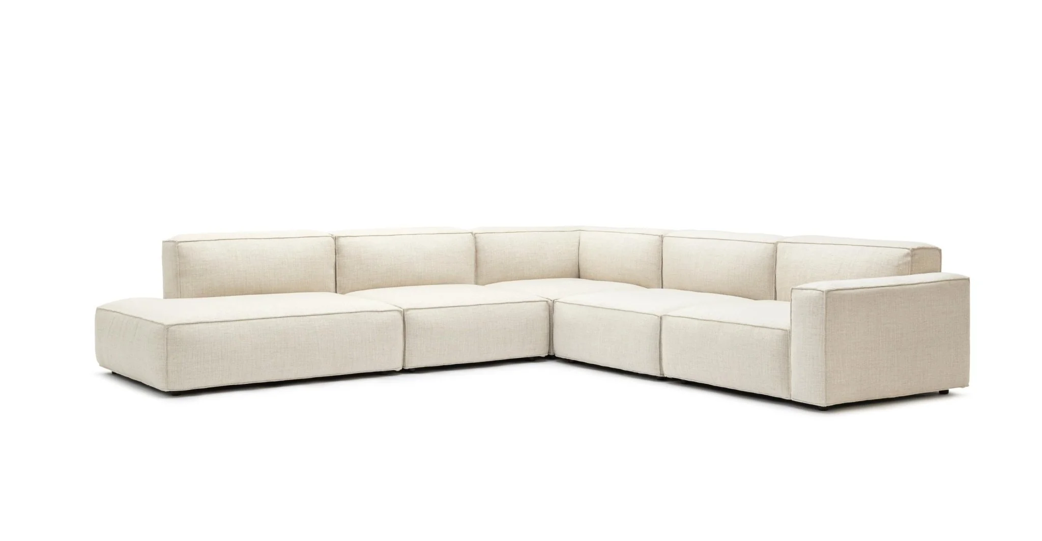 Baker Large Corner Right Sofa Set - Oatmeal