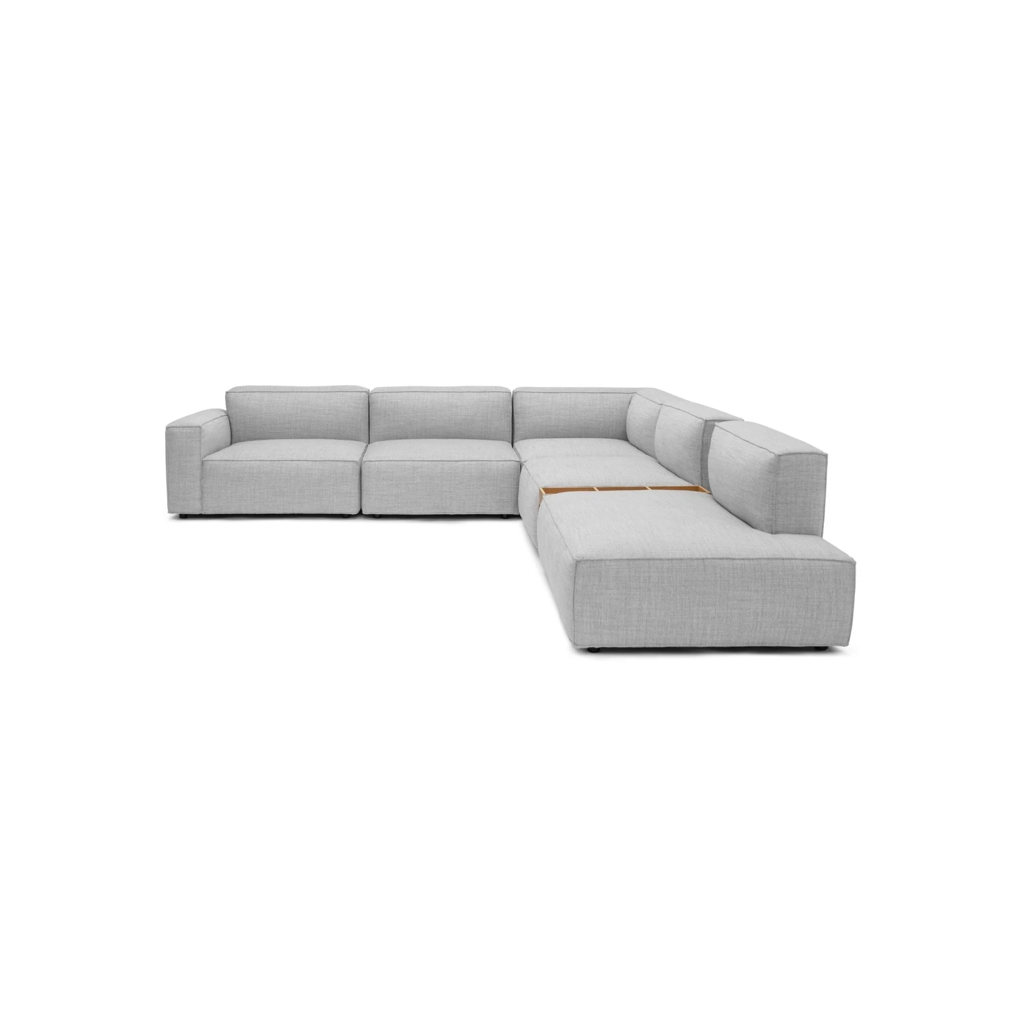 Baker Large Corner Sofa Set With Storage Table - Diamond - Image 3