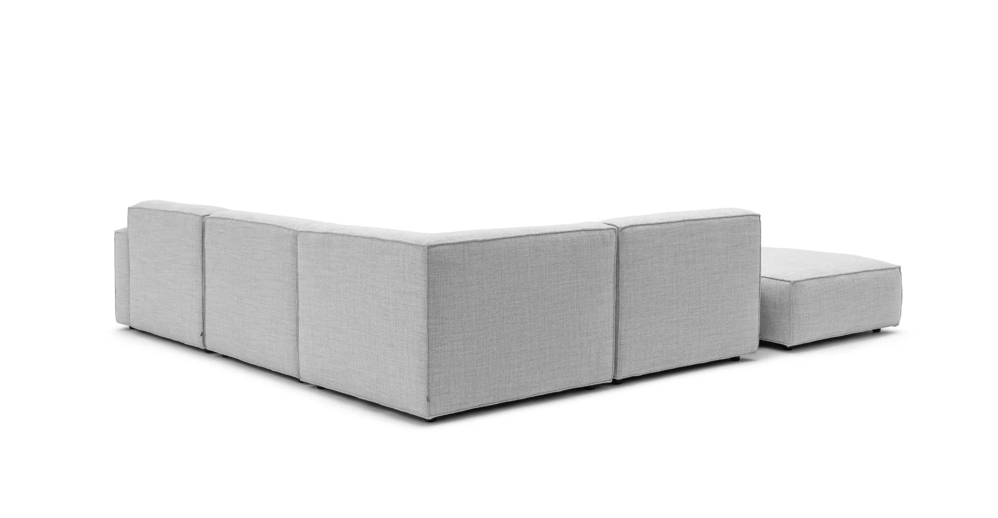 Baker Large Corner Sofa With Ottoman - Diamond - Image 4