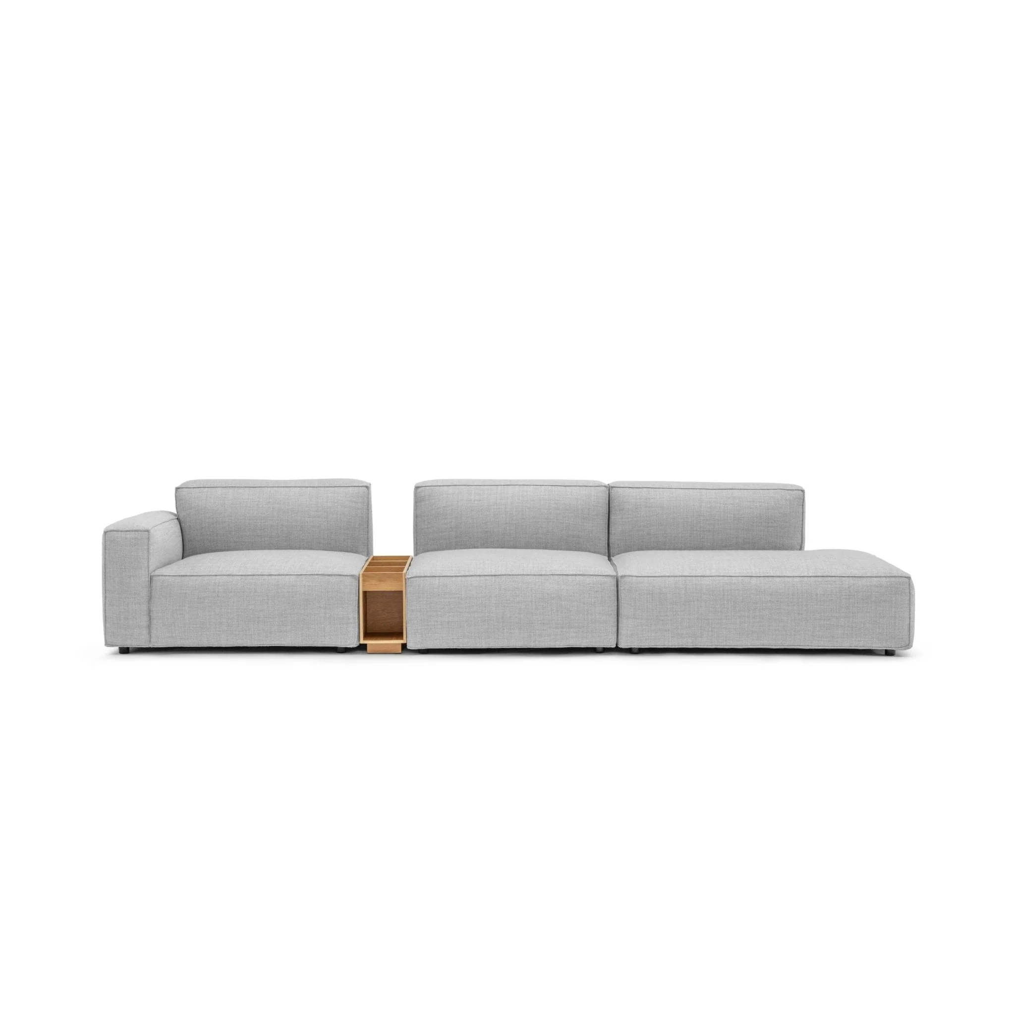 Baker Large Open End Sofa With Storage Table - Diamond