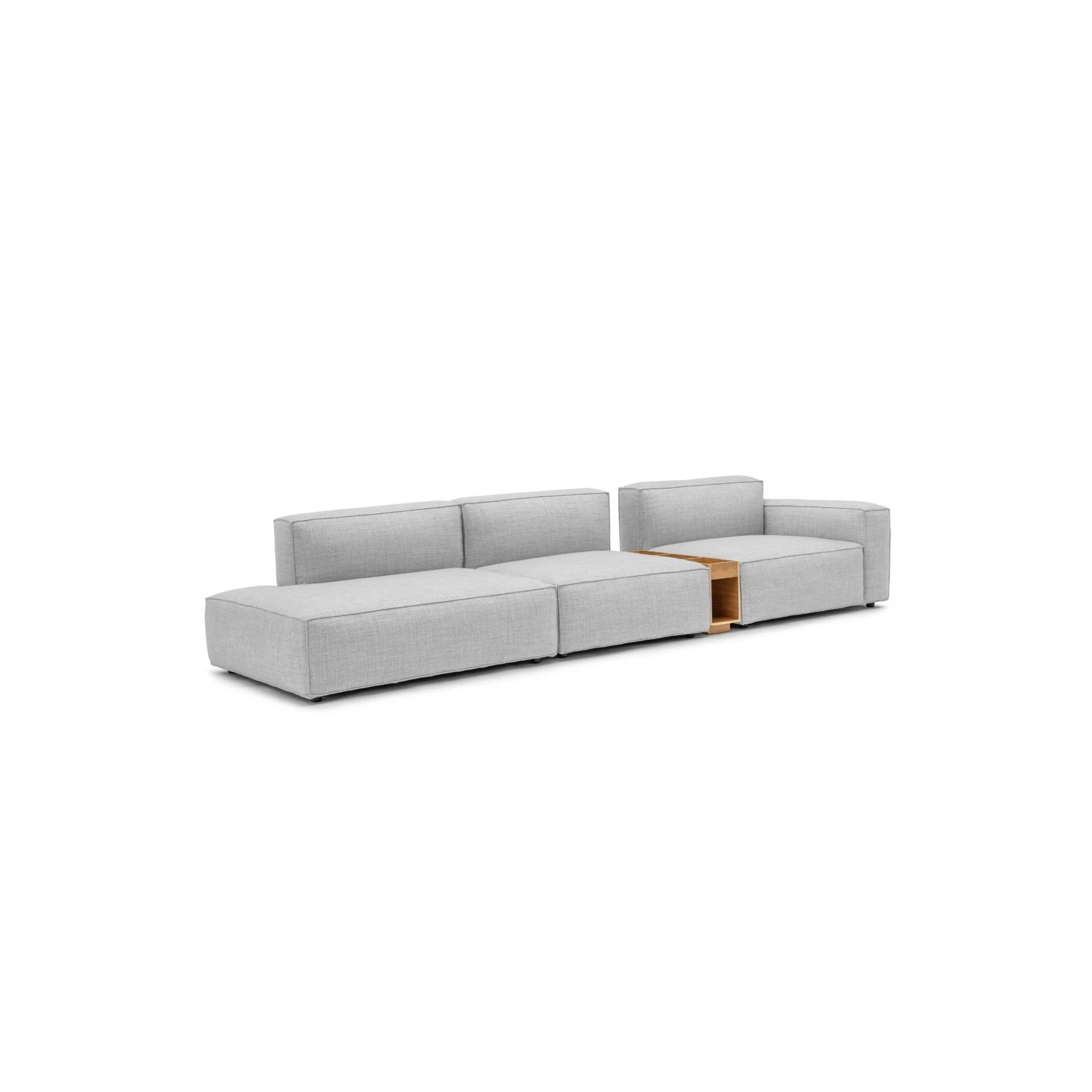 Baker Large Open End Sofa With Storage Table - Diamond - Image 8