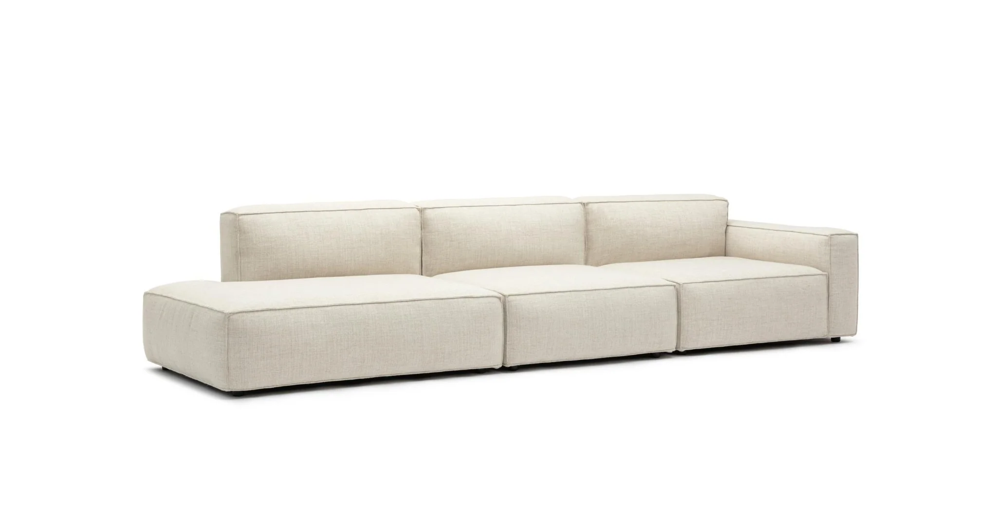 Baker Large Open End Sofa - Oatmeal - Image 14