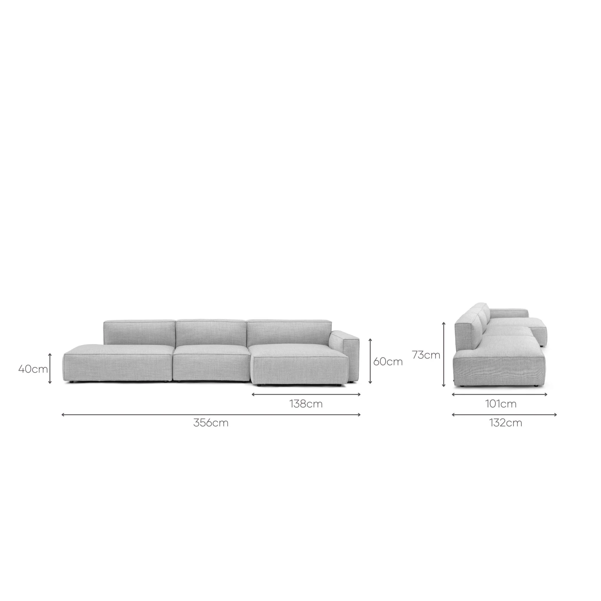 Baker Mega Lounge Sofa - Diamond - Image 12