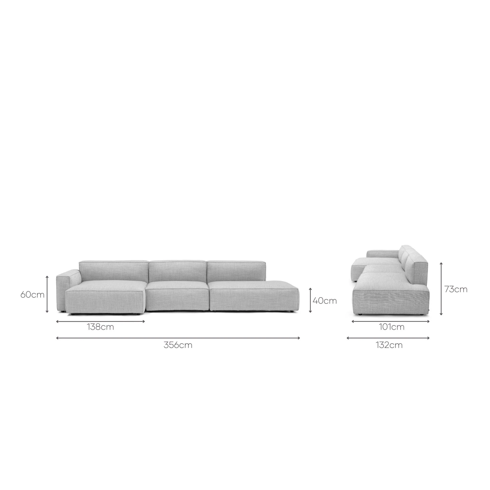 Baker Mega Lounge Sofa - Diamond - Image 6