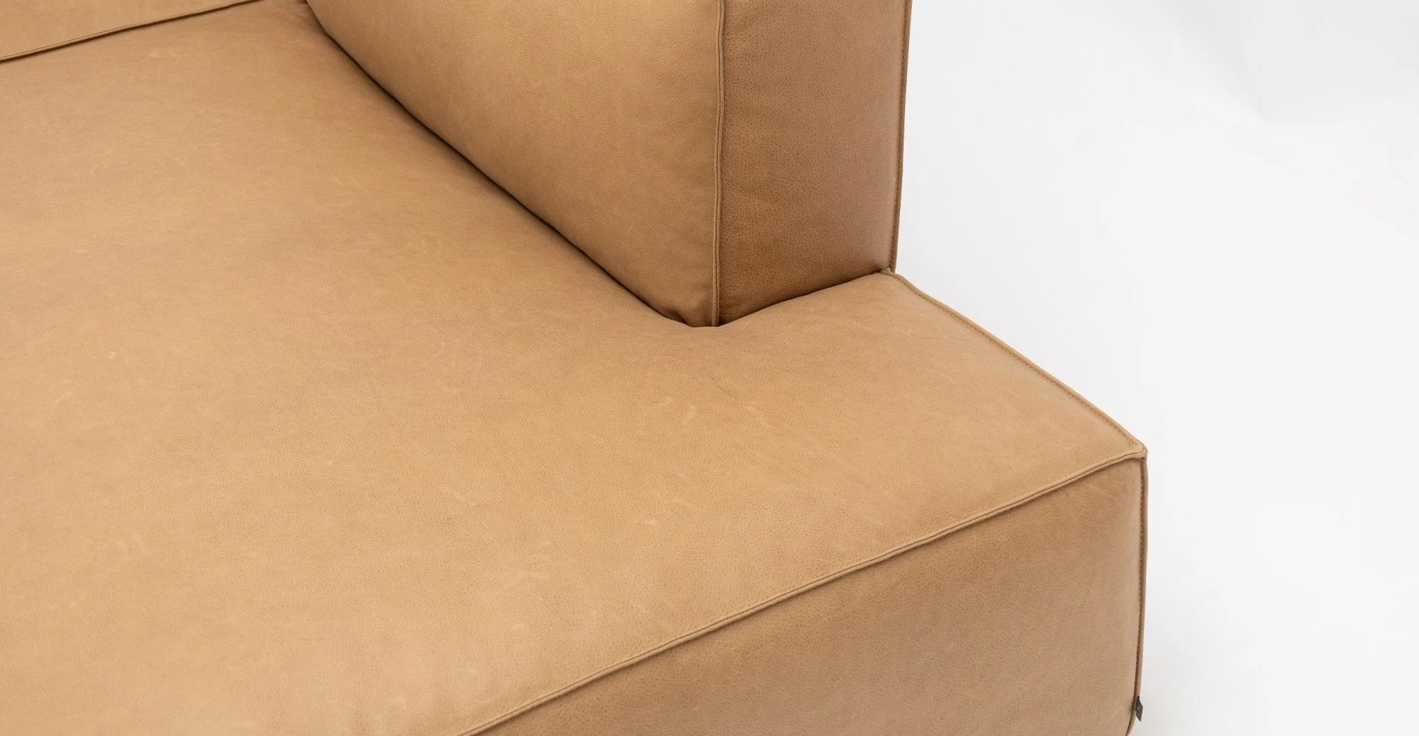 Baker Mega Lounge Sofa Set- Pecan Leather - Image 7