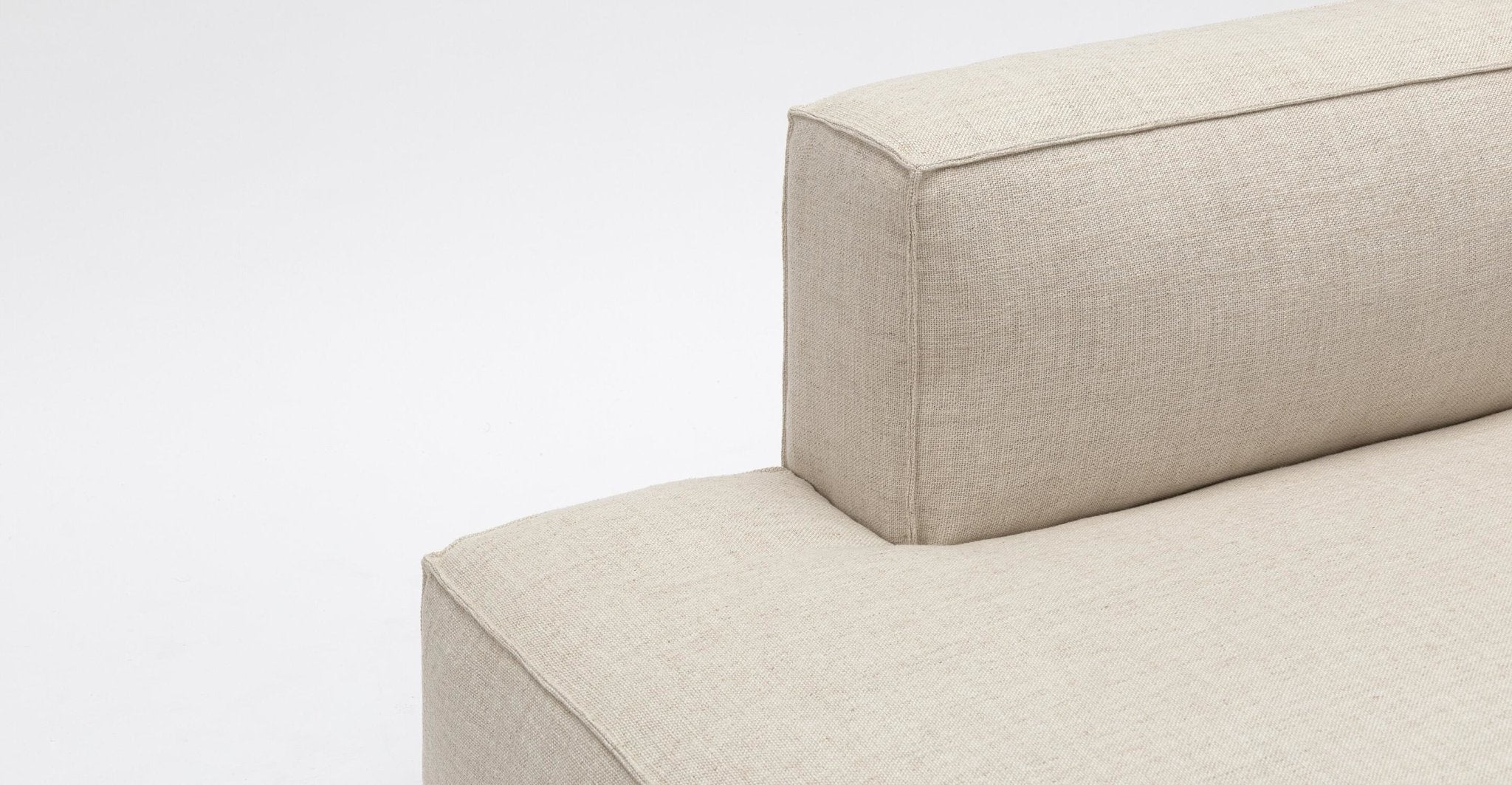 Baker Open End Sofa - Oatmeal - Image 21