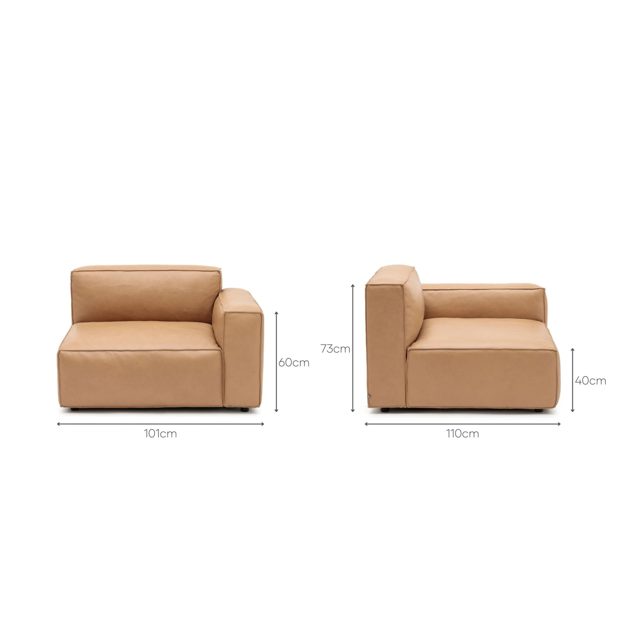 Baker Right Arm - Pecan Leather - Image 8