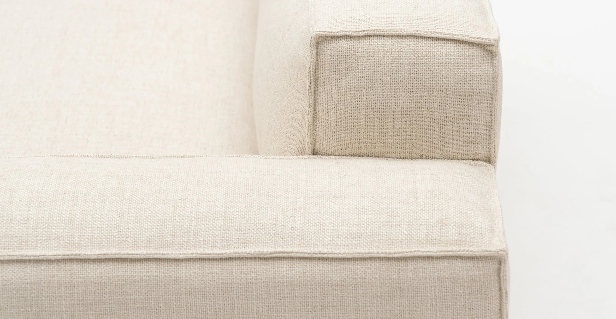 Baker Wide Right Arm - Oatmeal - Image 8