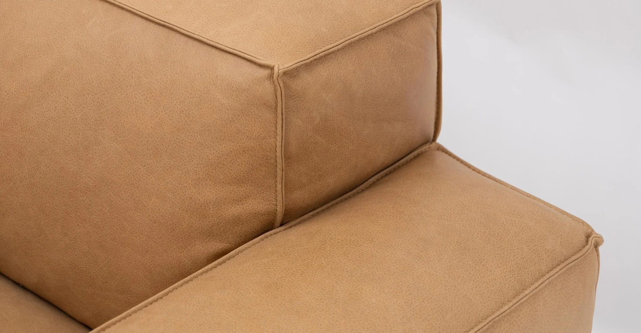 Baker Sectional - Pecan Leather - Image 17