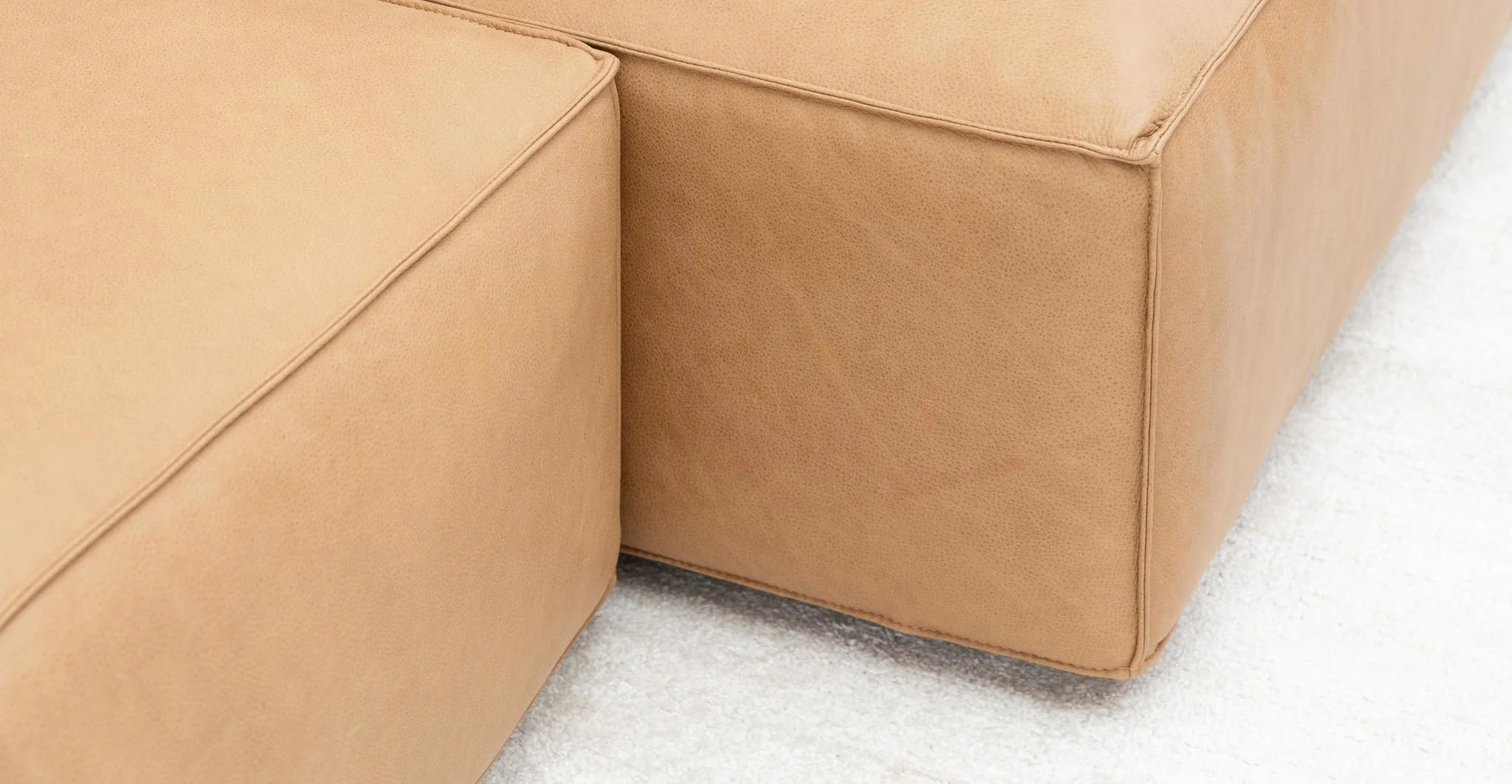 Baker Sectional - Pecan Leather - Image 19