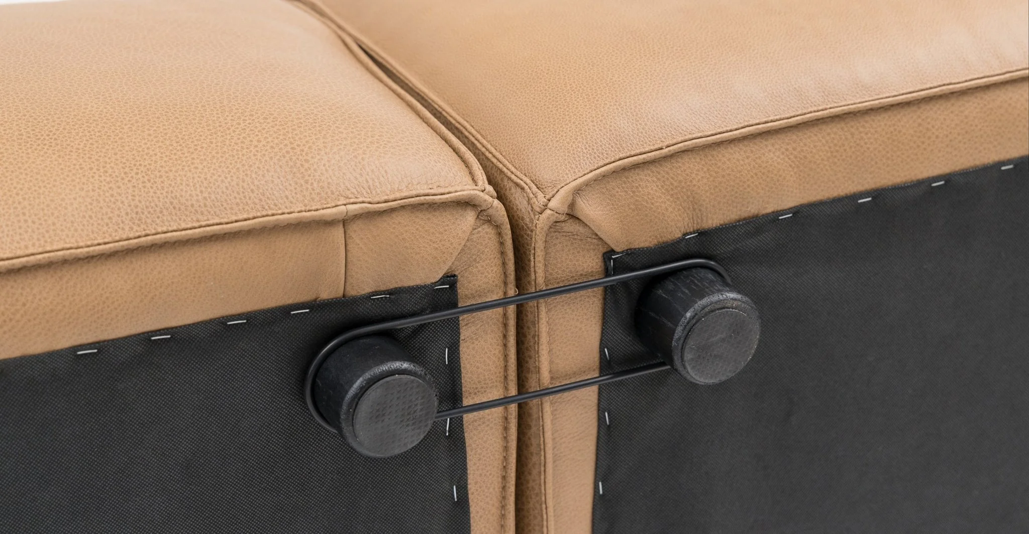 Baker Sectional - Pecan Leather - Image 20