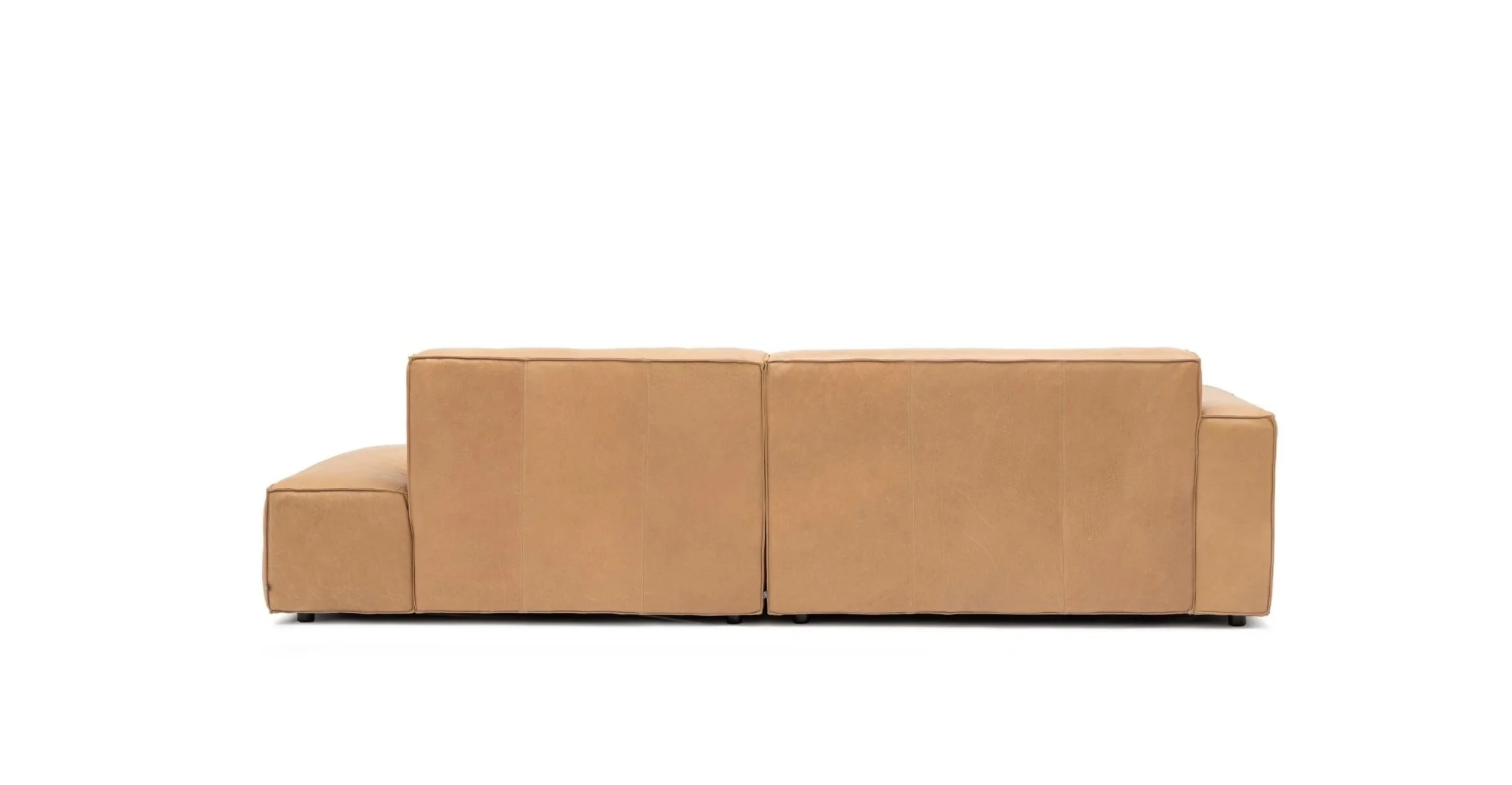 Baker Sectional - Pecan Leather - Image 4