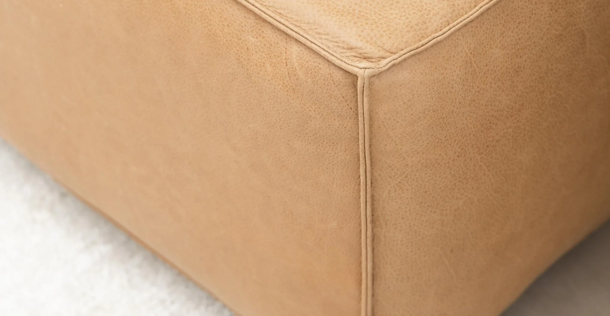 Baker Sectional - Pecan Leather - Image 7