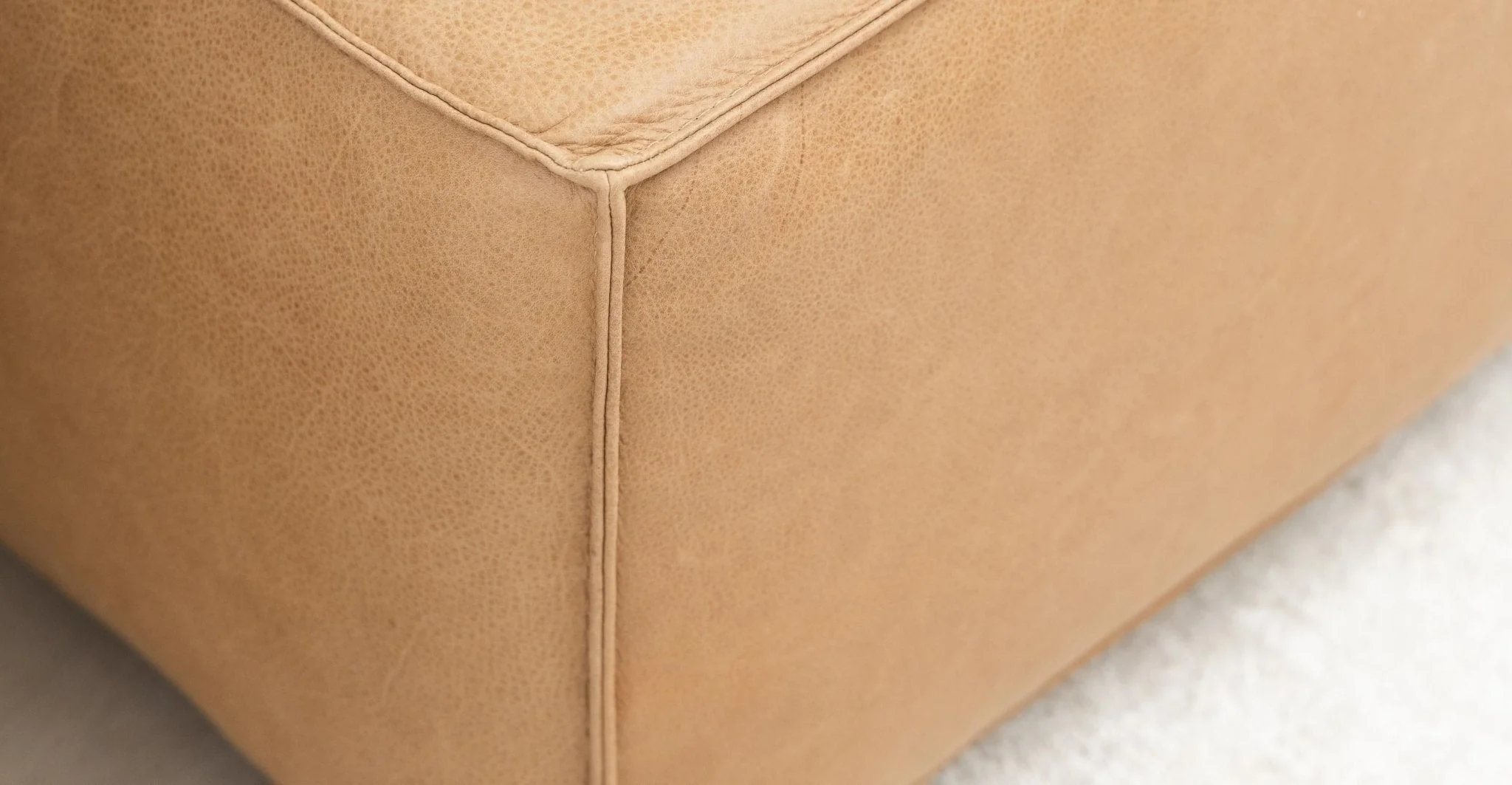 Baker Sectional With Storage - Pecan Leather - Image 26