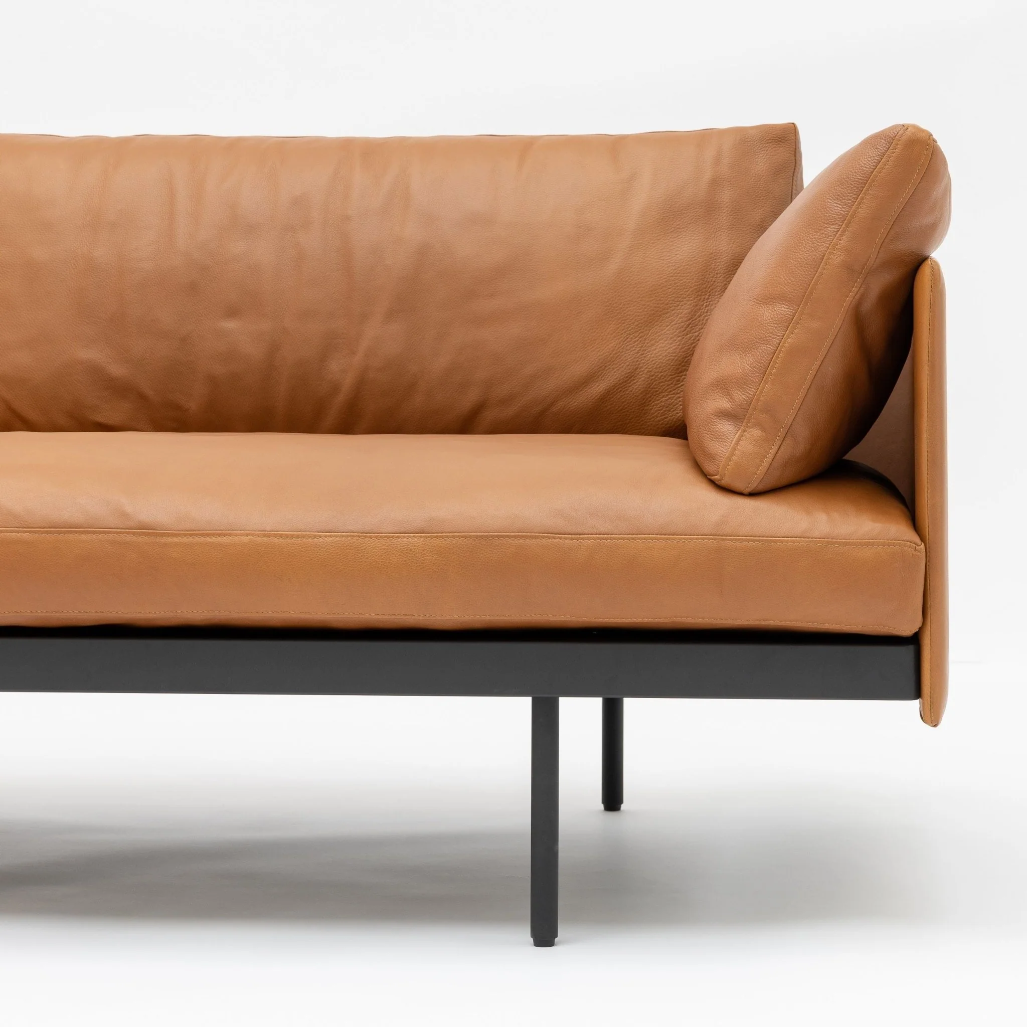 Bureau 240 Sofa - Heritage Saddle - Image 10