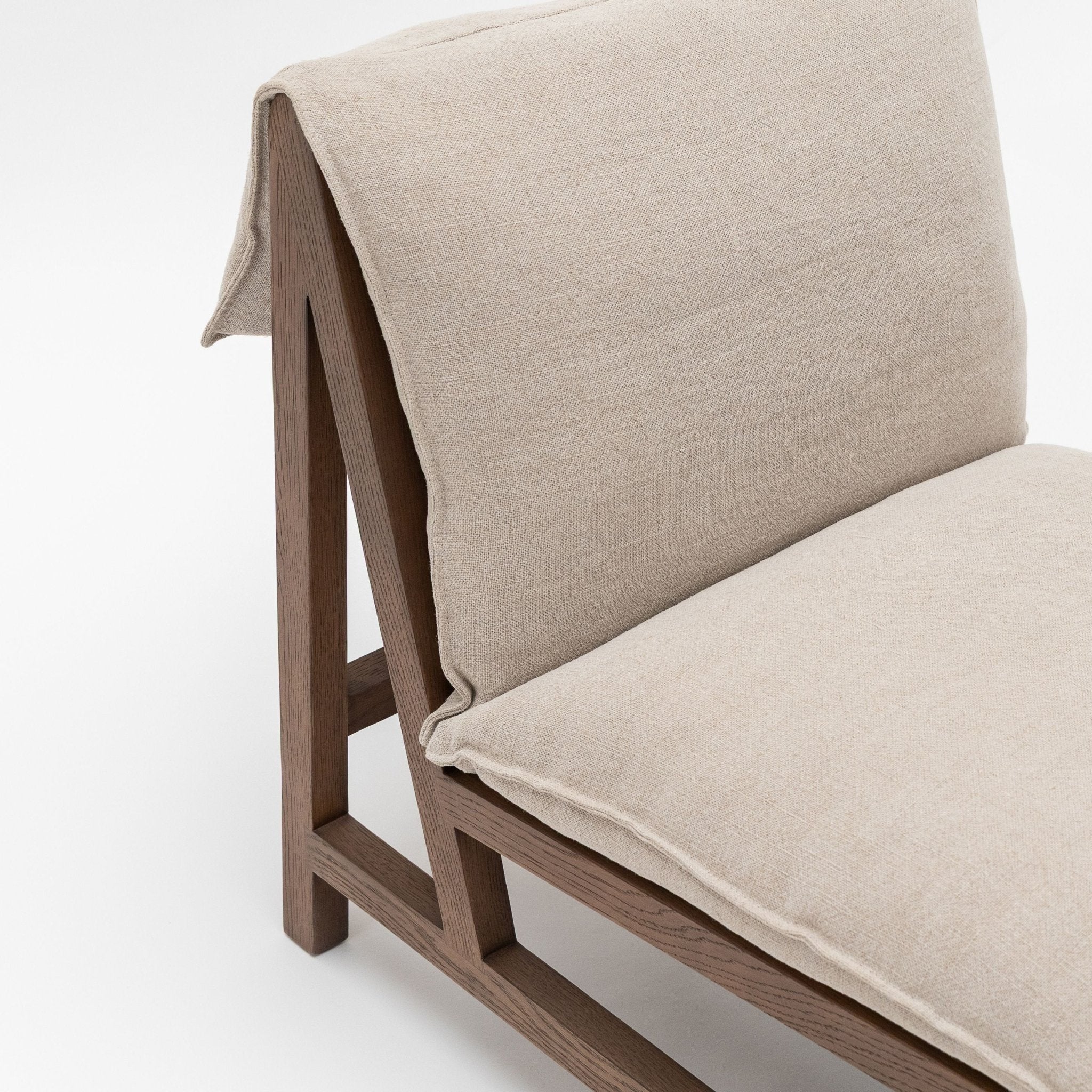 Cantaloupe Chair - Latte Oak & Calvados Jute - Image 11