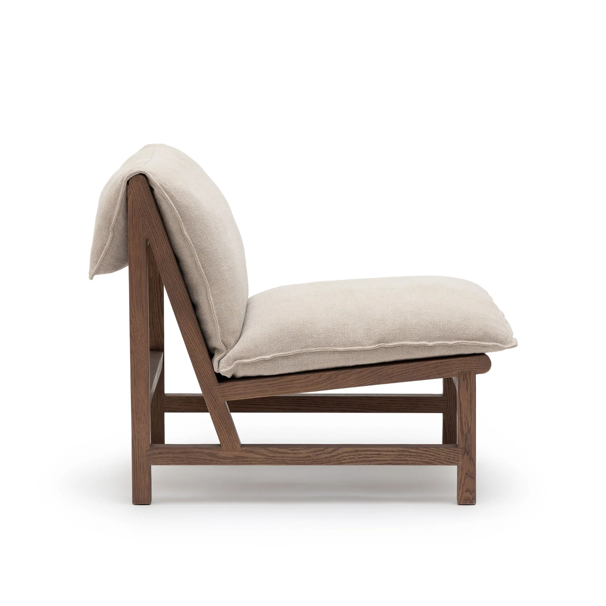 Cantaloupe Chair - Latte Oak & Calvados Jute - Image 4