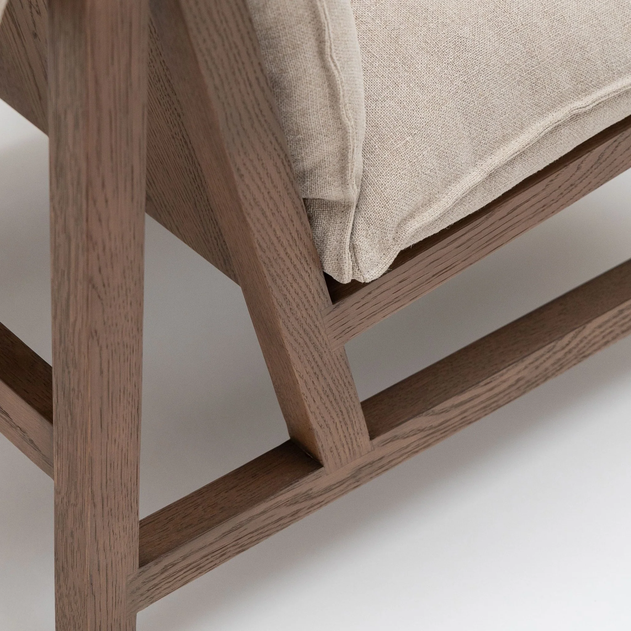 Cantaloupe Chair - Latte Oak & Calvados Jute - Image 8