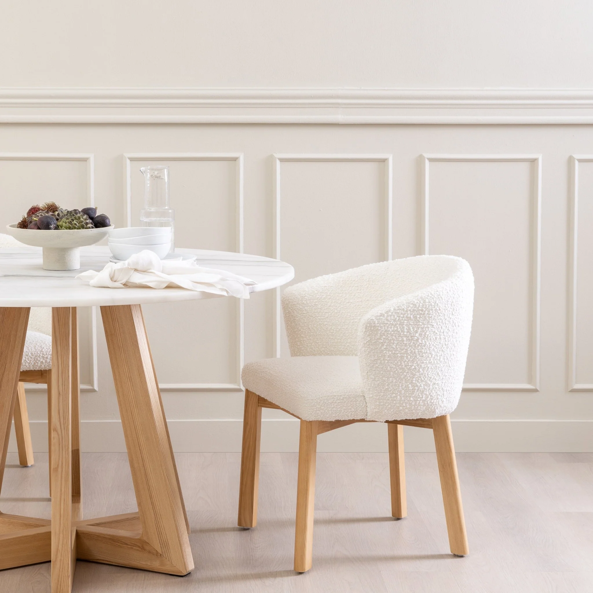 Cara Armchair - Cotton Boucle - Image 12