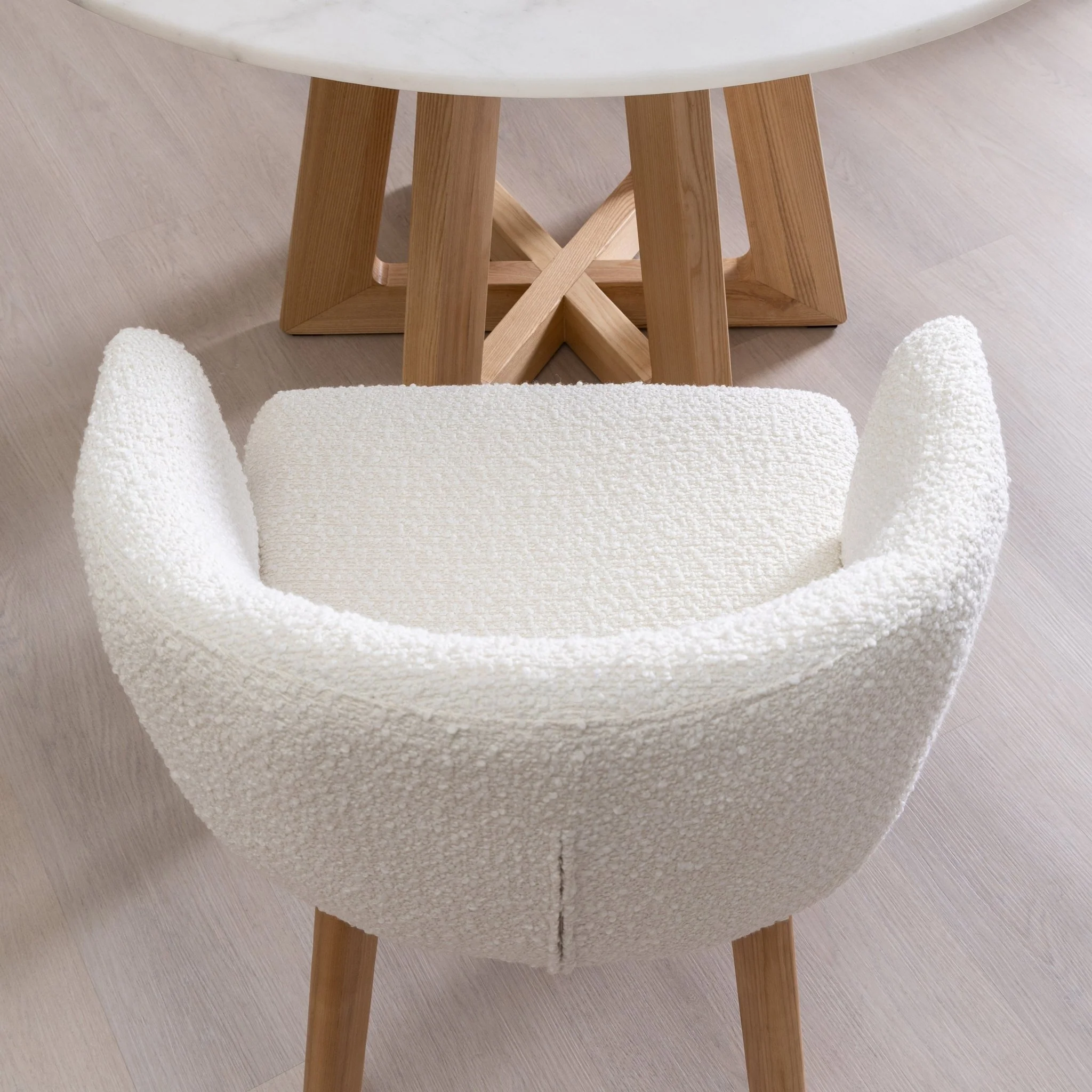 Cara Armchair - Cotton Boucle - Image 6