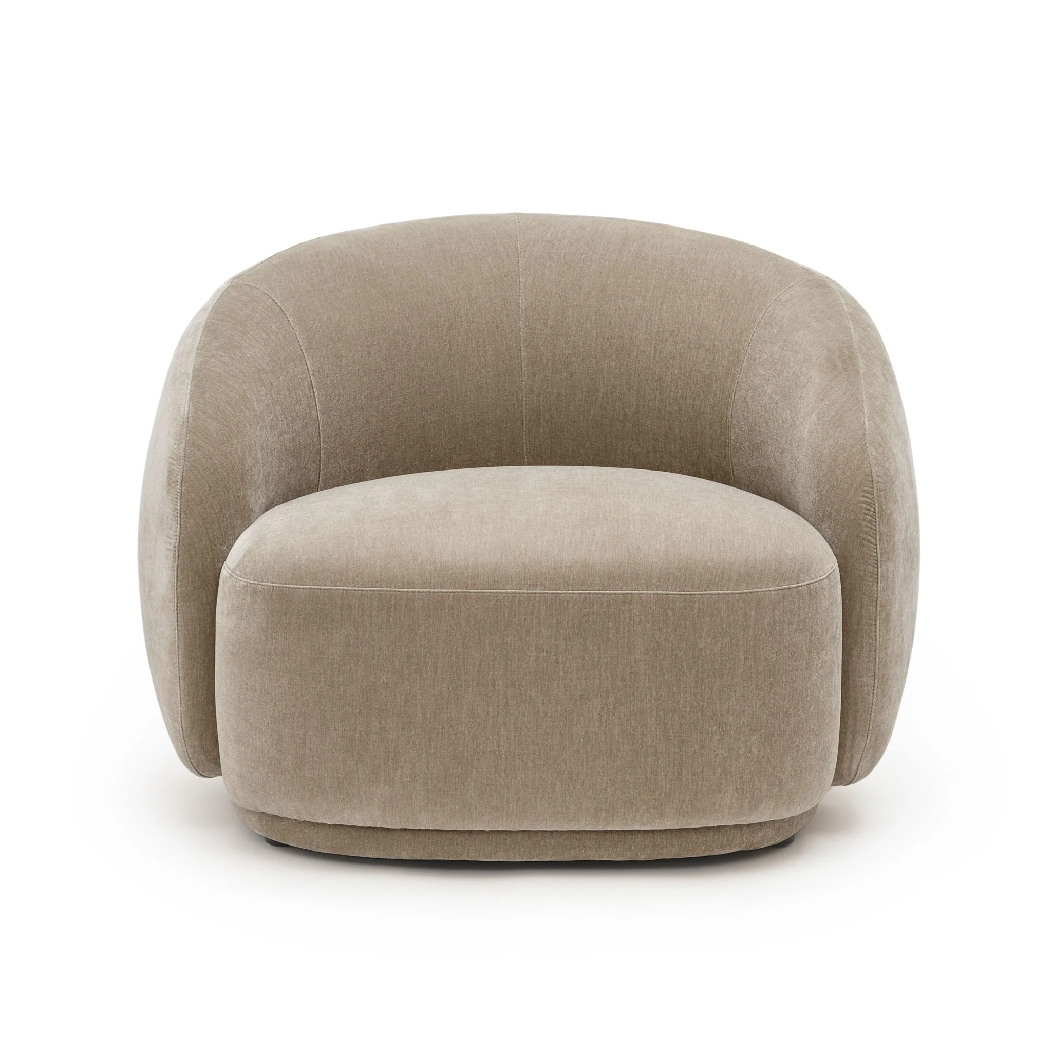 Cashew Swivel Armchair - Latte - Image 2