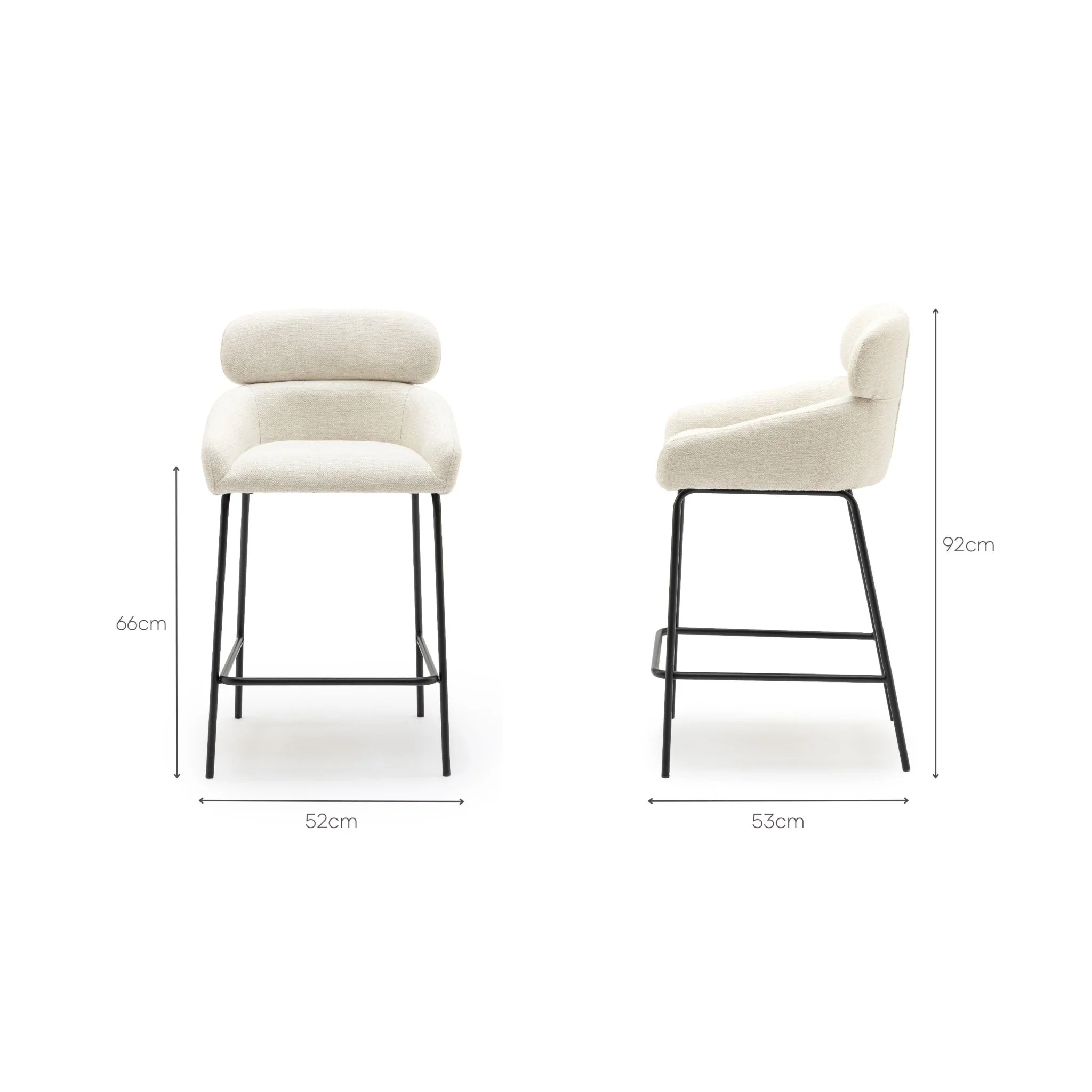 Chloe Counter Chair - Hazel - Image 12
