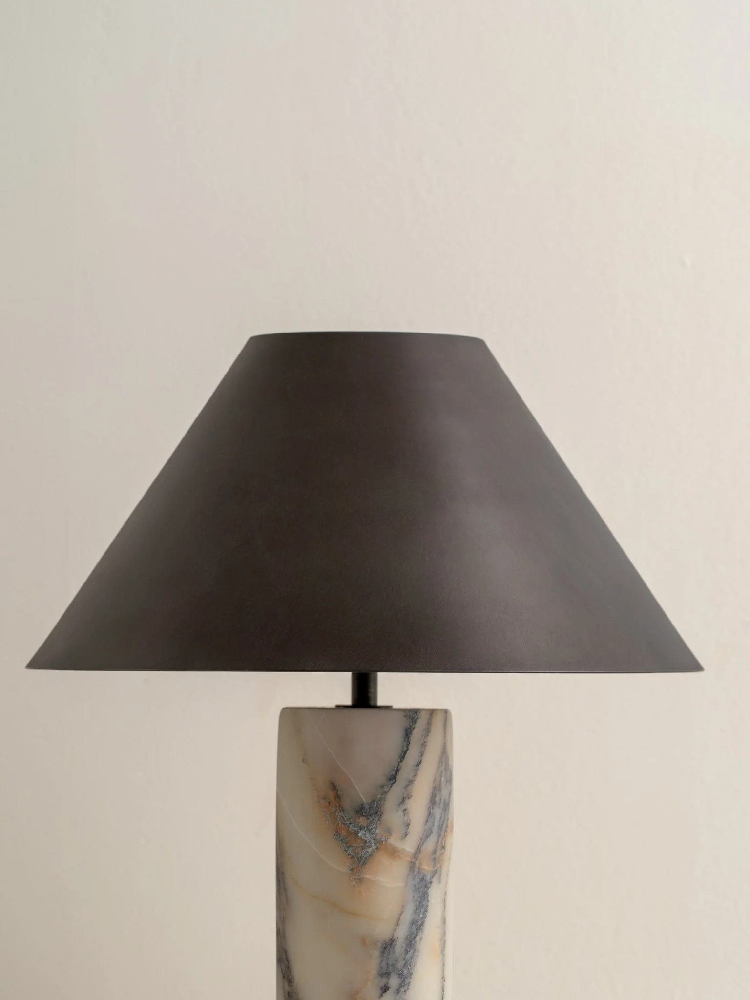 Cline - Calacatta Viola Marble And Bronze Table Lamp - Image 5
