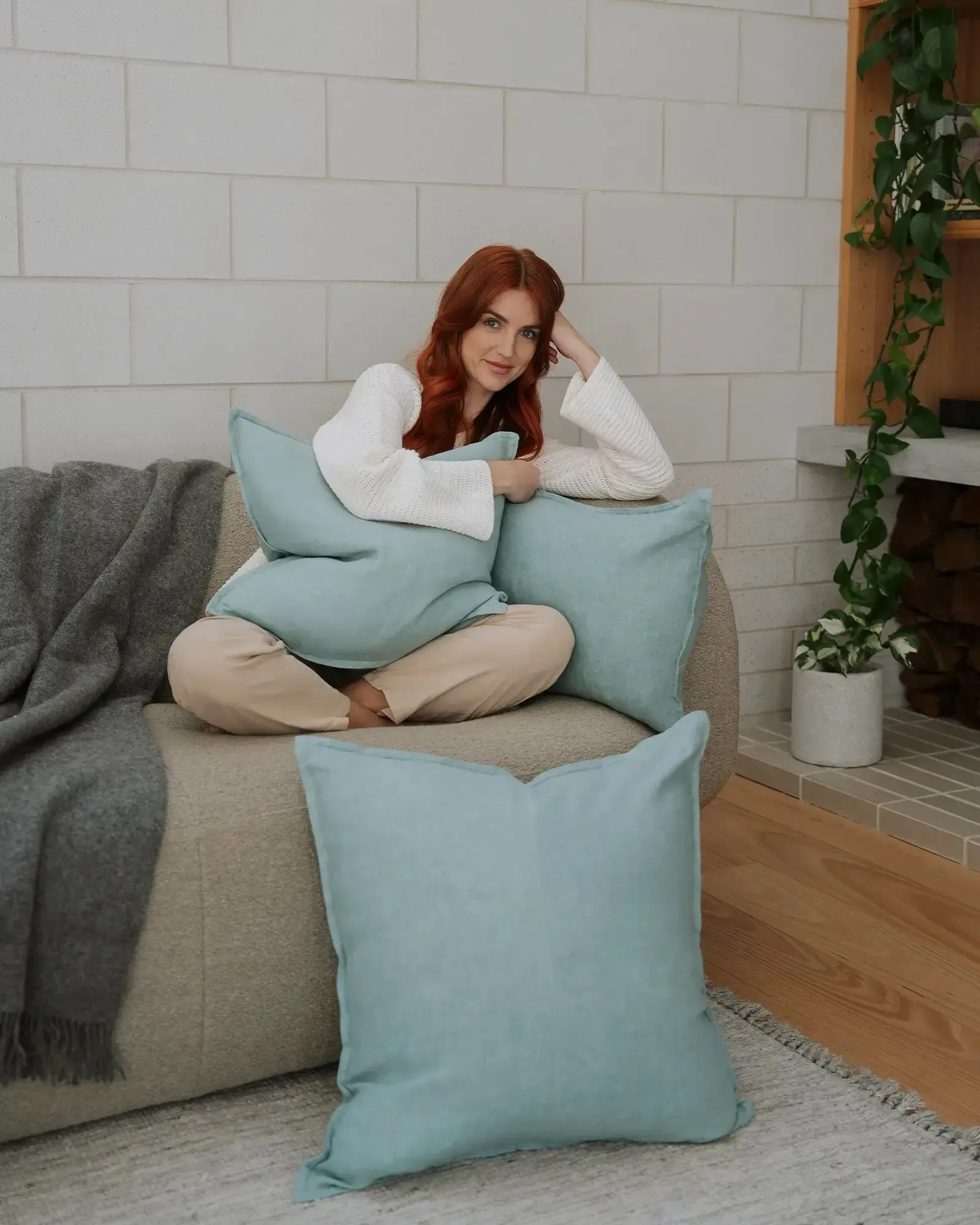 Como 60Cm Cushion - Mineral - Image 2