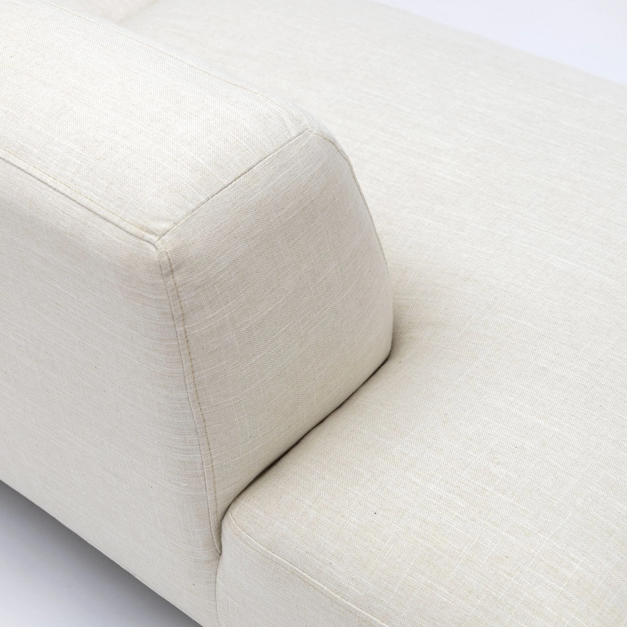 Amelia Open End Sofa - Canvas White - Image 16
