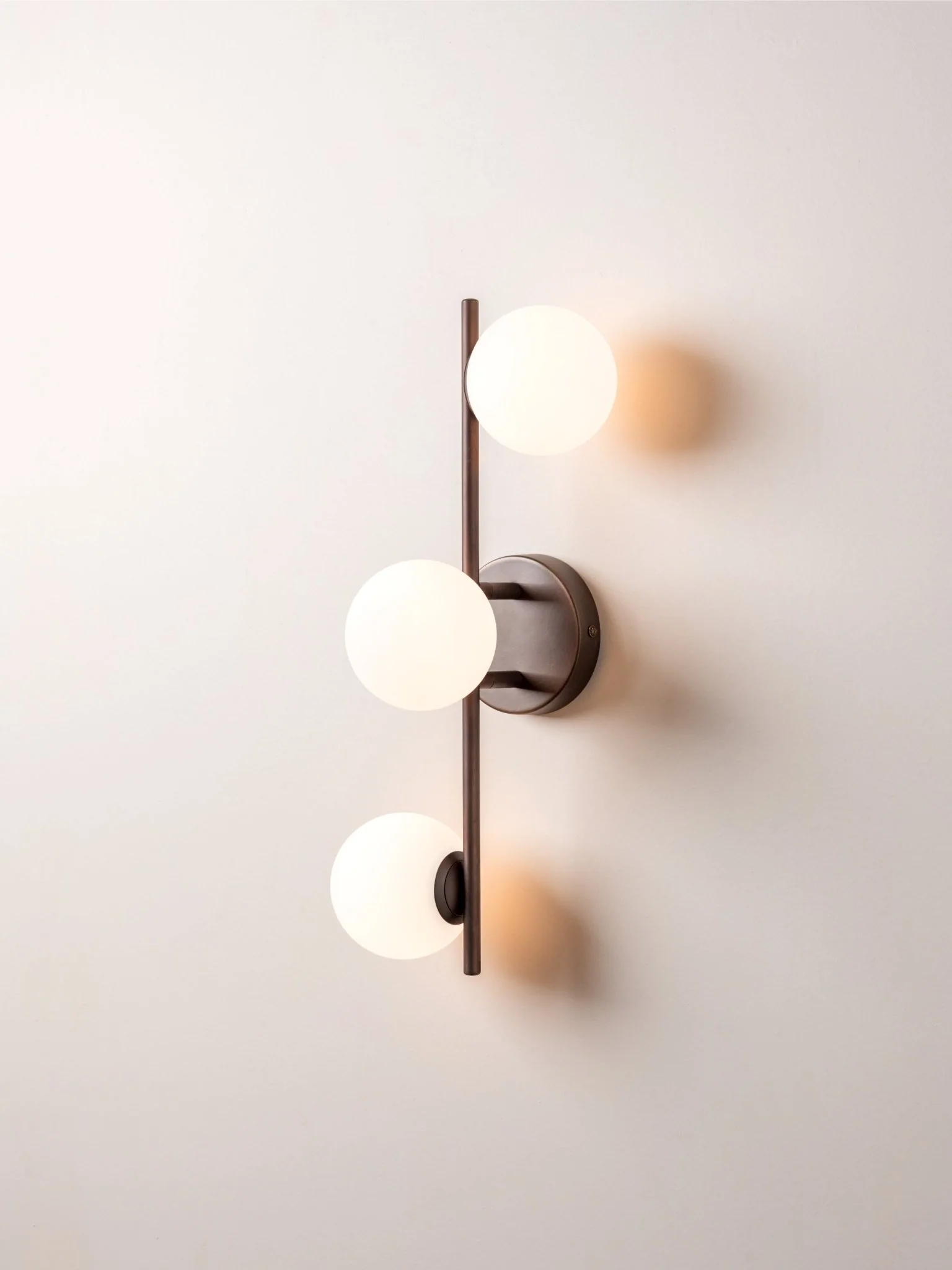 Coro - 3 Light Bronze And Opal Ceiling Or Wall - Image 3