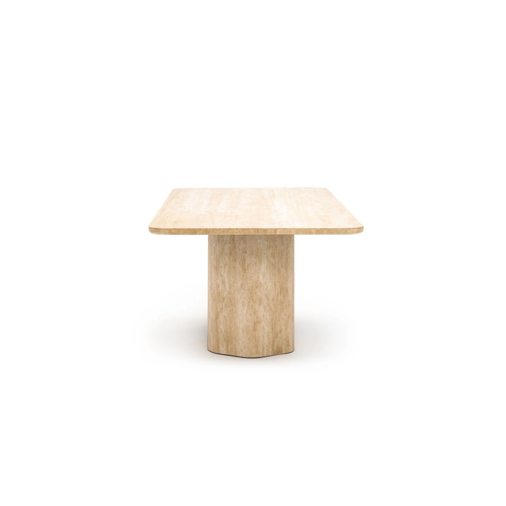 Dune Dining Table - Travertine - Image 3