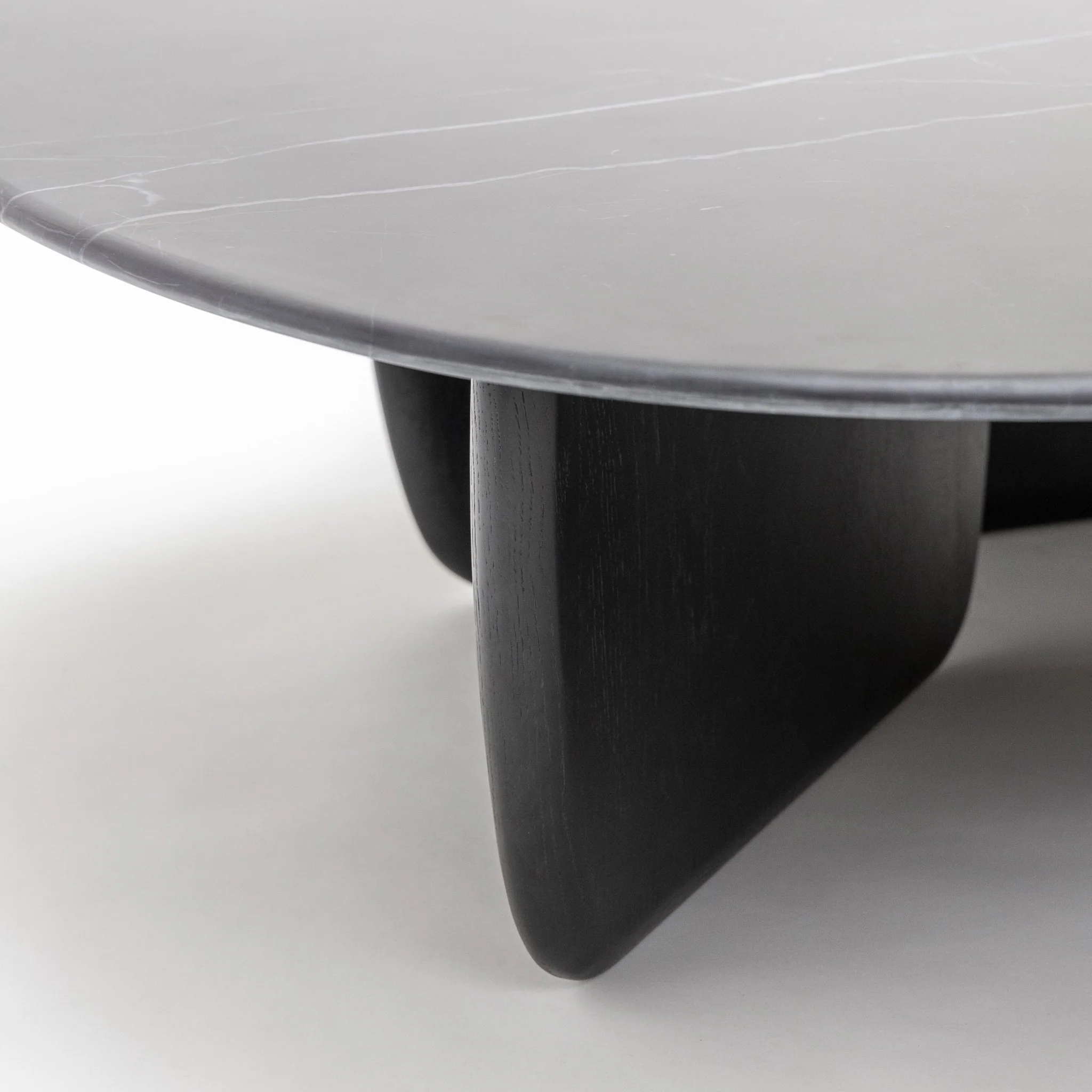 Eden Coffee Table 120 - Black Oak & Nero Marquina - Image 4