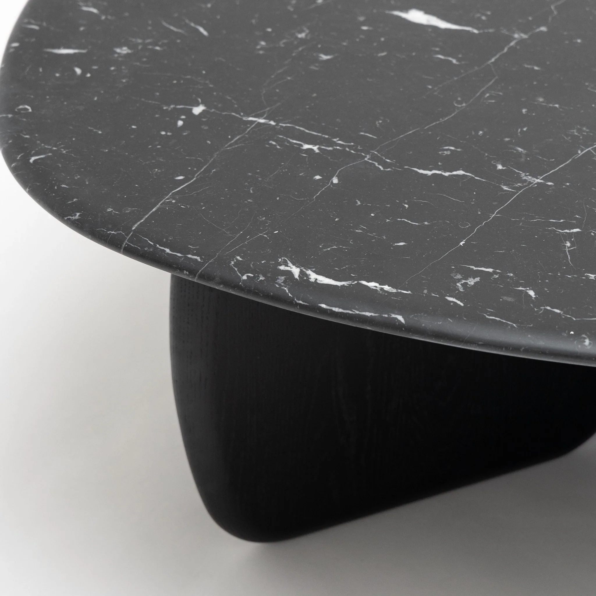 Eden Coffee Table 90 - Black Oak & Nero Marquina - Image 5