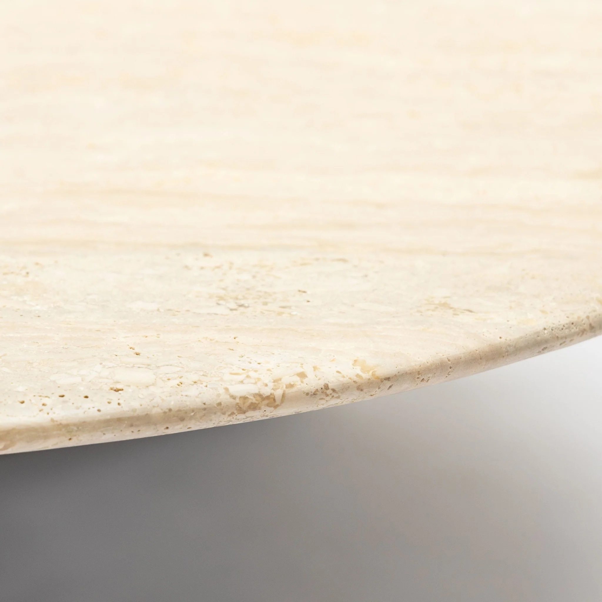 Eden Coffee Table 90 - Black Oak & Travertine - Image 4